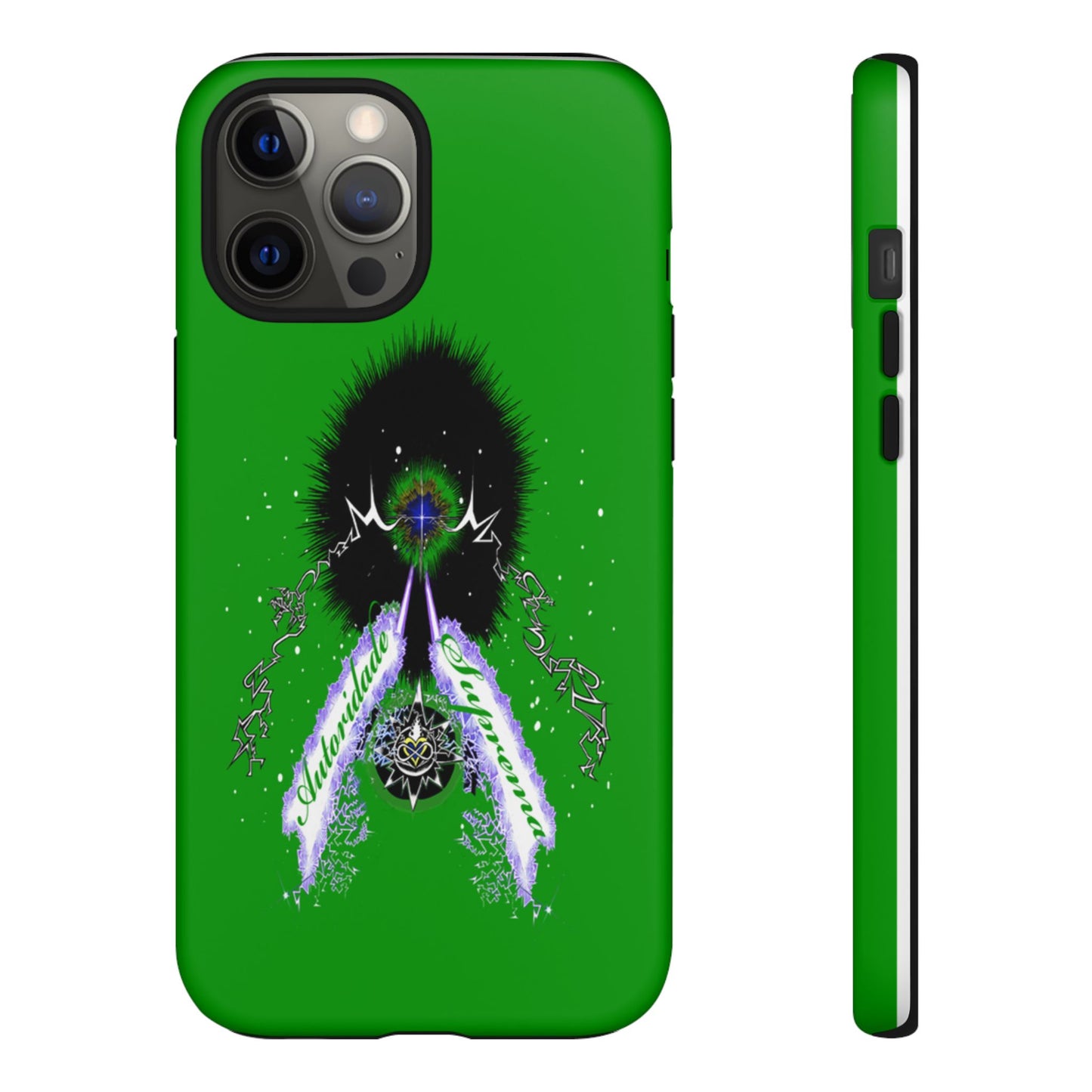 Autoridade Suprema -Portuguese -Green-Iphone only! Tough Cases
