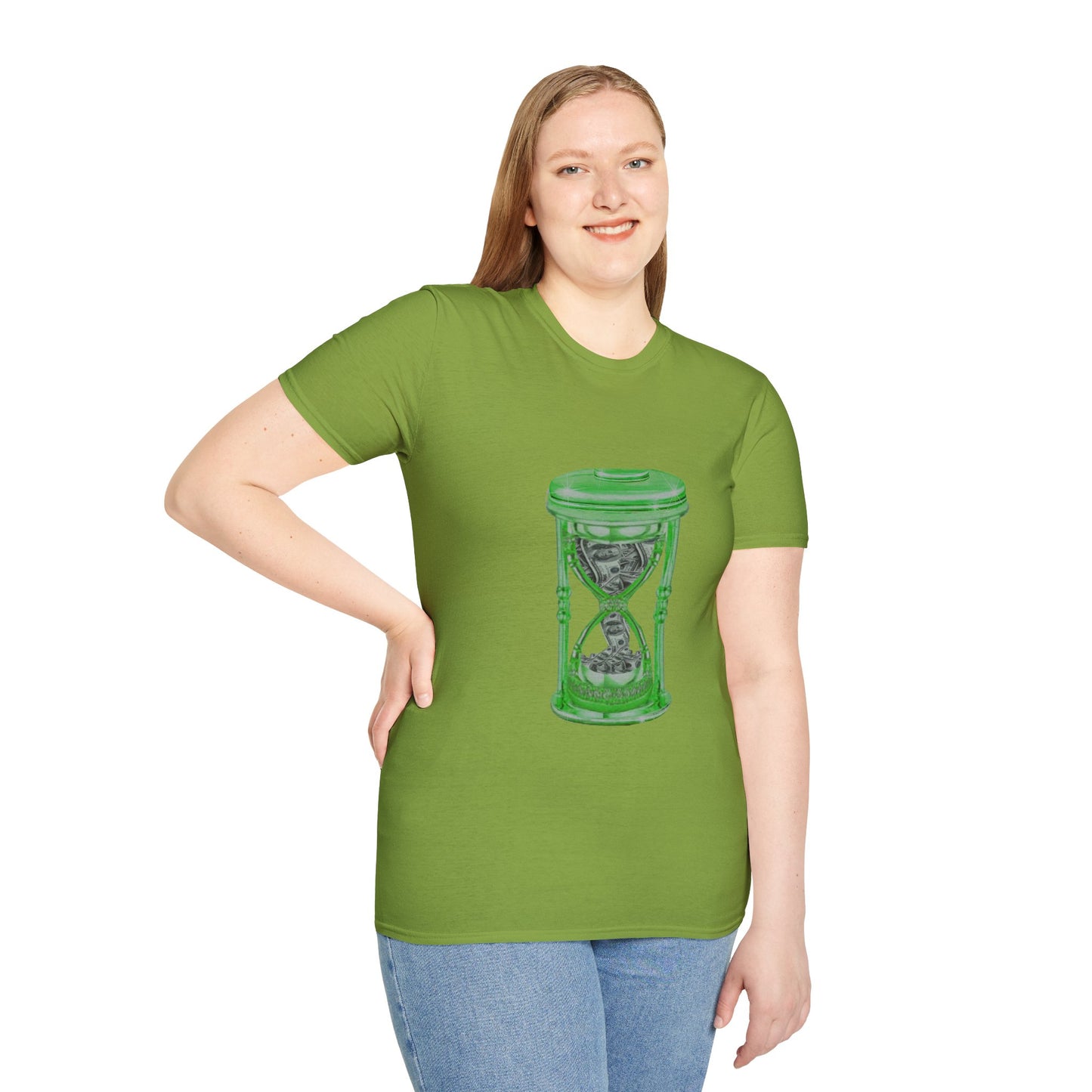 MY Time is MONEY Green - Unisex Softstyle T-Shirt