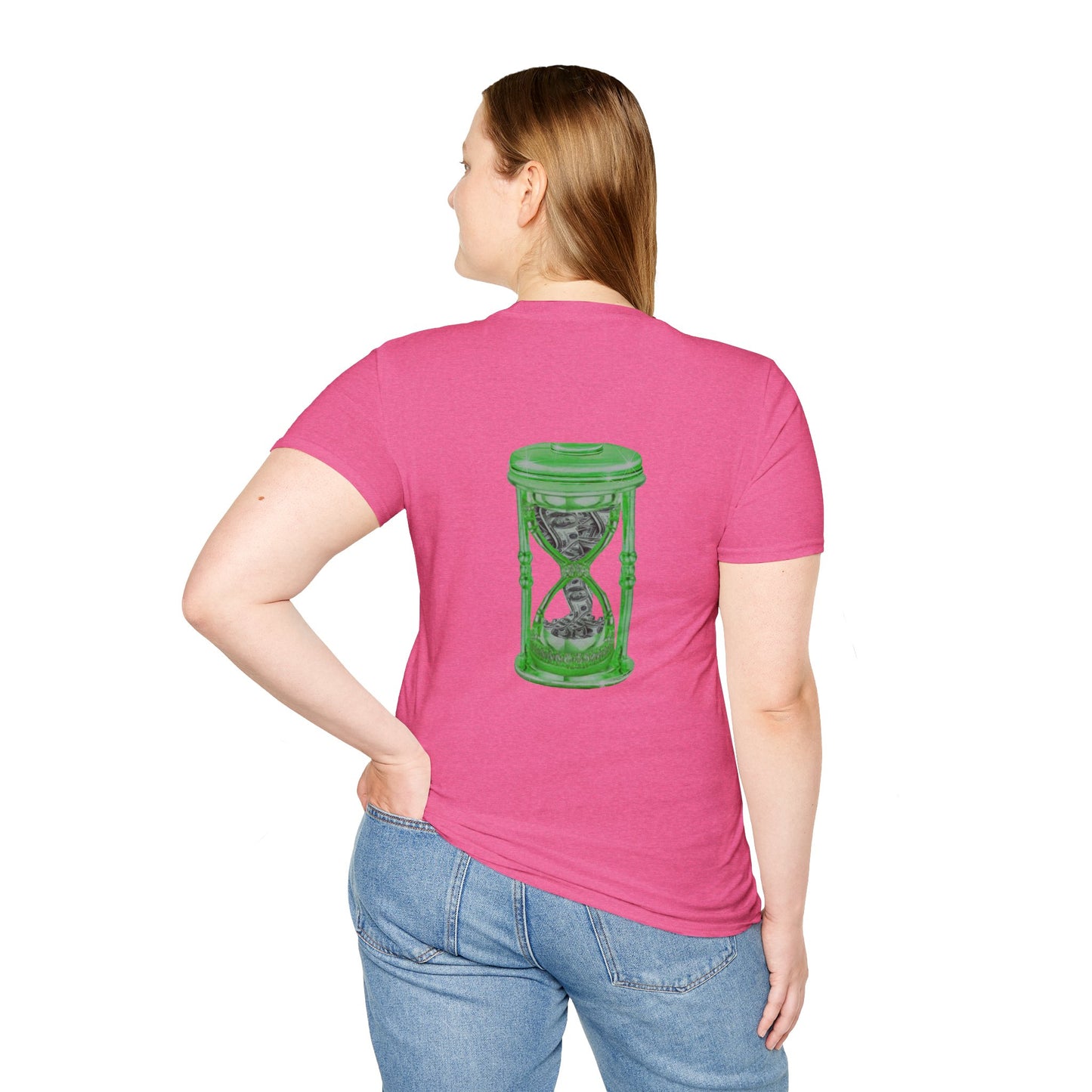 MY Time is MONEY Green - Unisex Softstyle T-Shirt