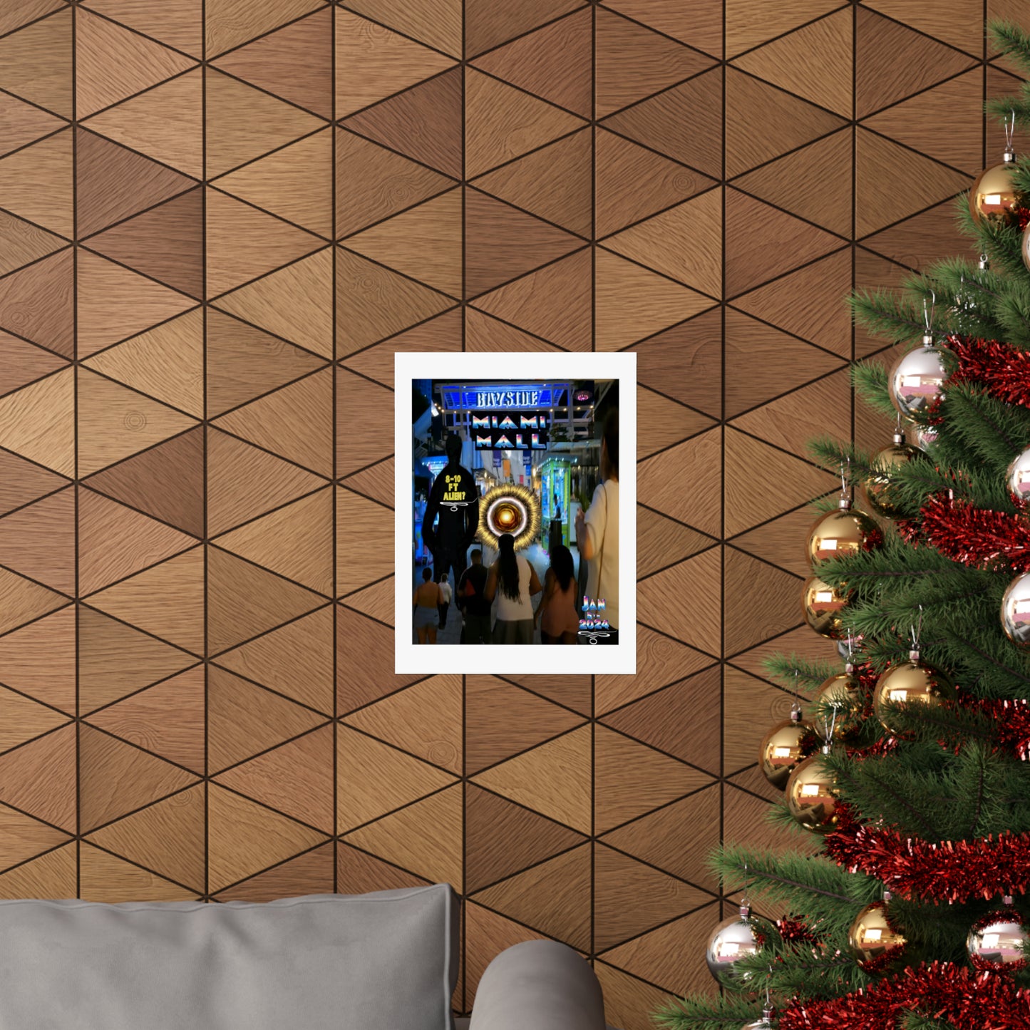 Miami Alien Mall 2 - Matte Vertical Posters
