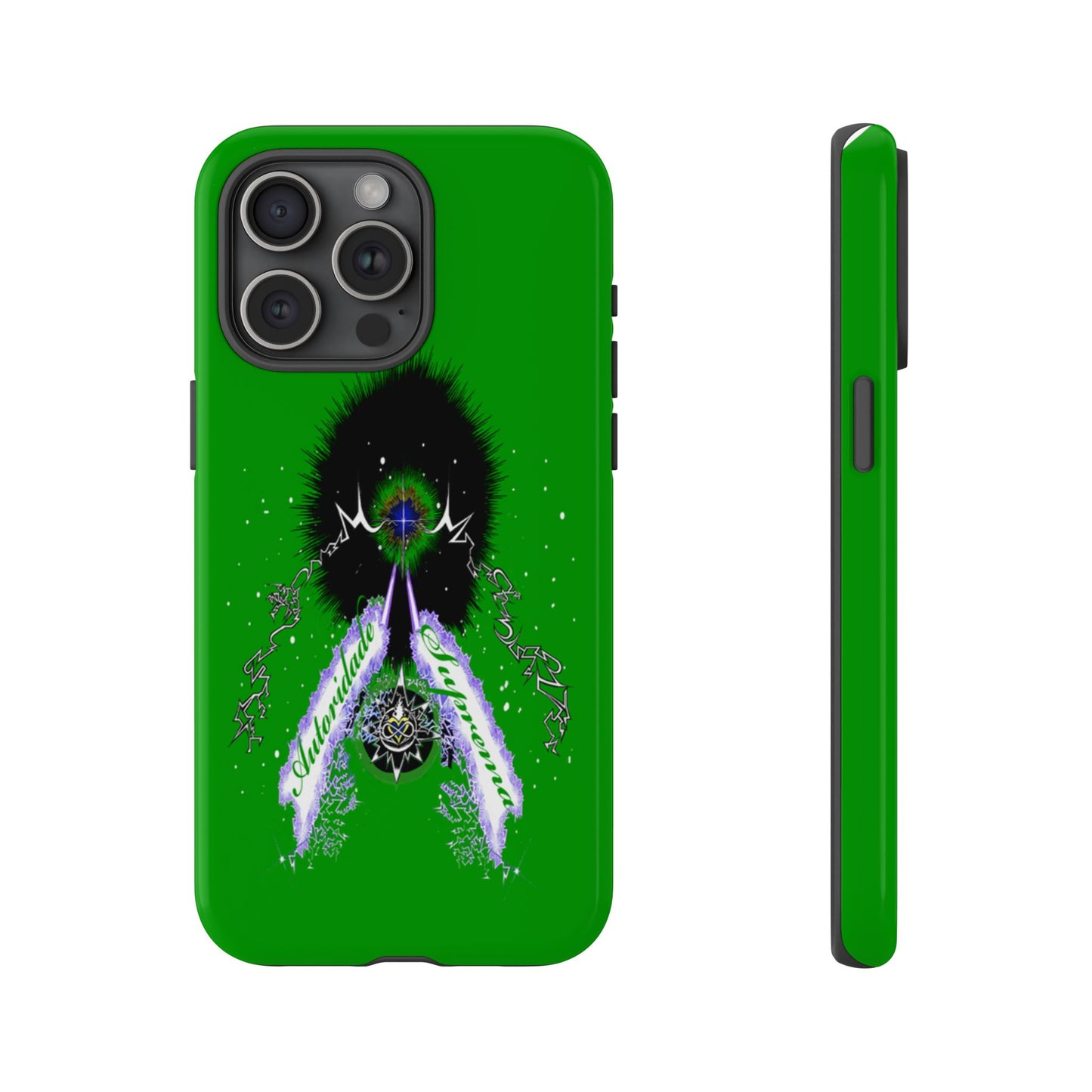 Autoridade Suprema -Portuguese -Green-Iphone only! Tough Cases