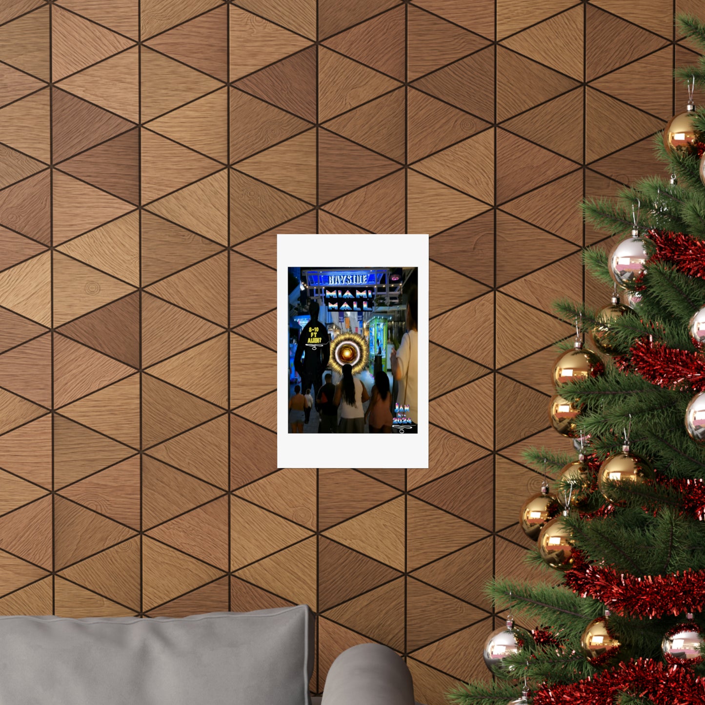 Copy of Miami Alien Mall 2 - Matte Vertical Posters