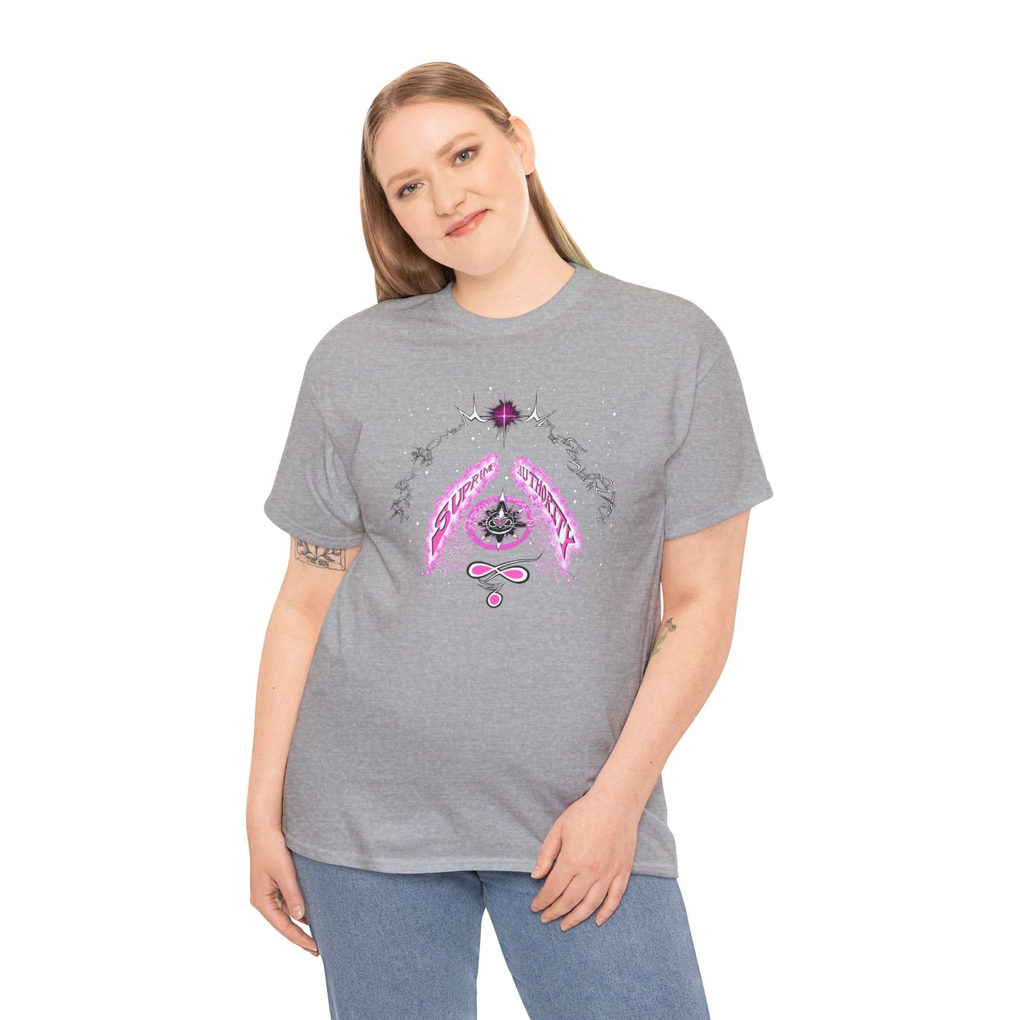 Copy of Supreme Authority pink! Unisex Heavy Cotton Tee