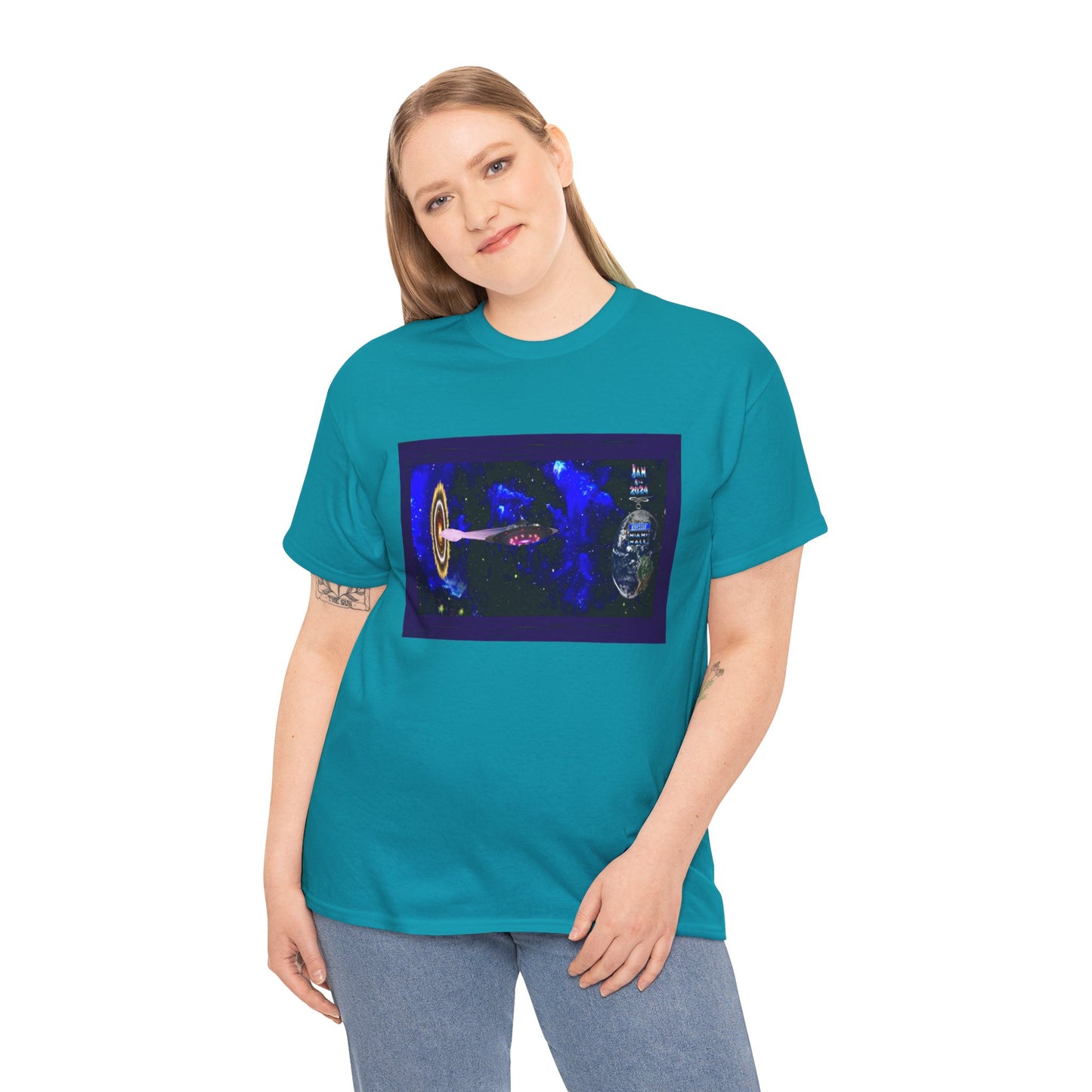 Miami Alien Mall 1 - Unisex Heavy Cotton Tee
