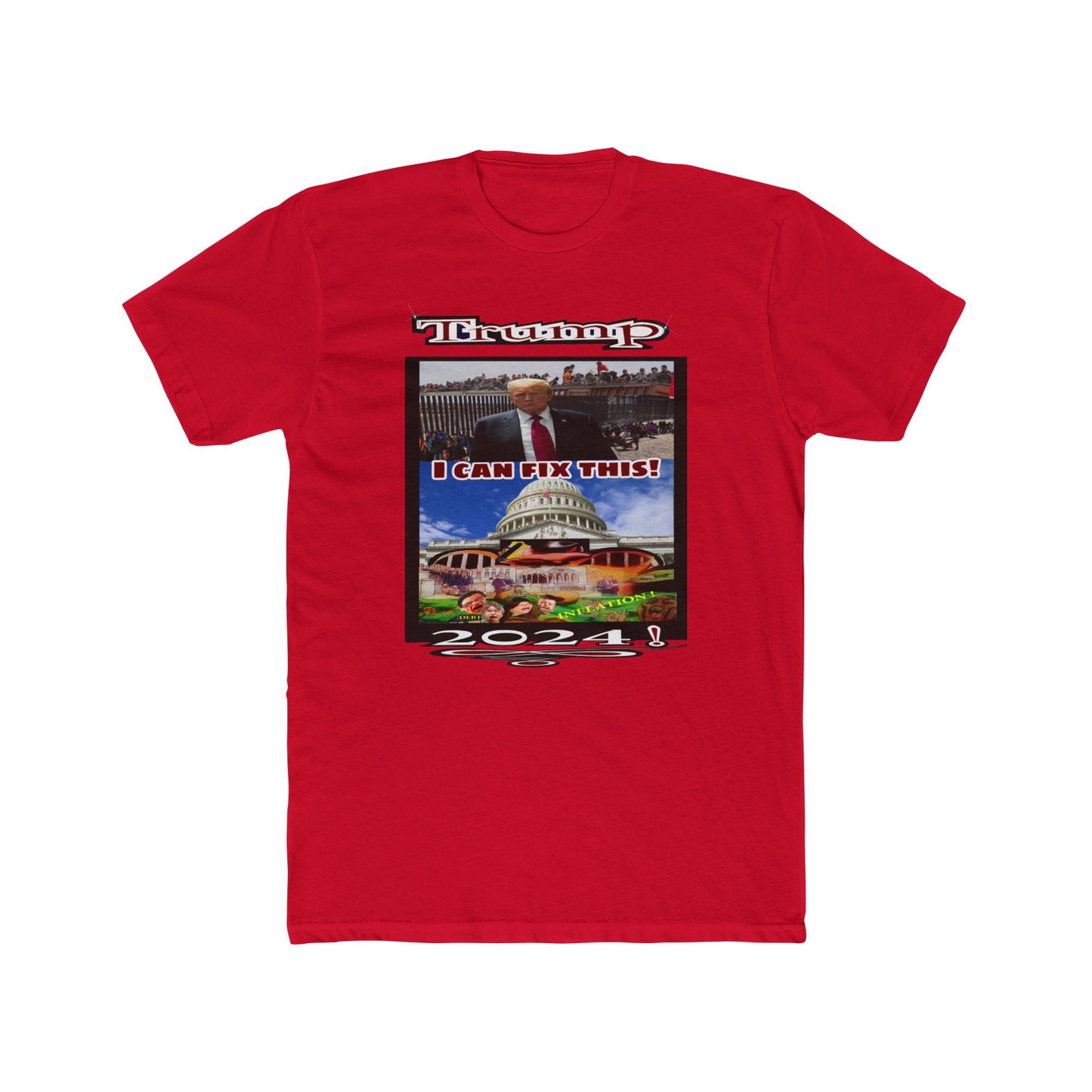 Trump I can fix this - Unisex Cotton Crew Tee