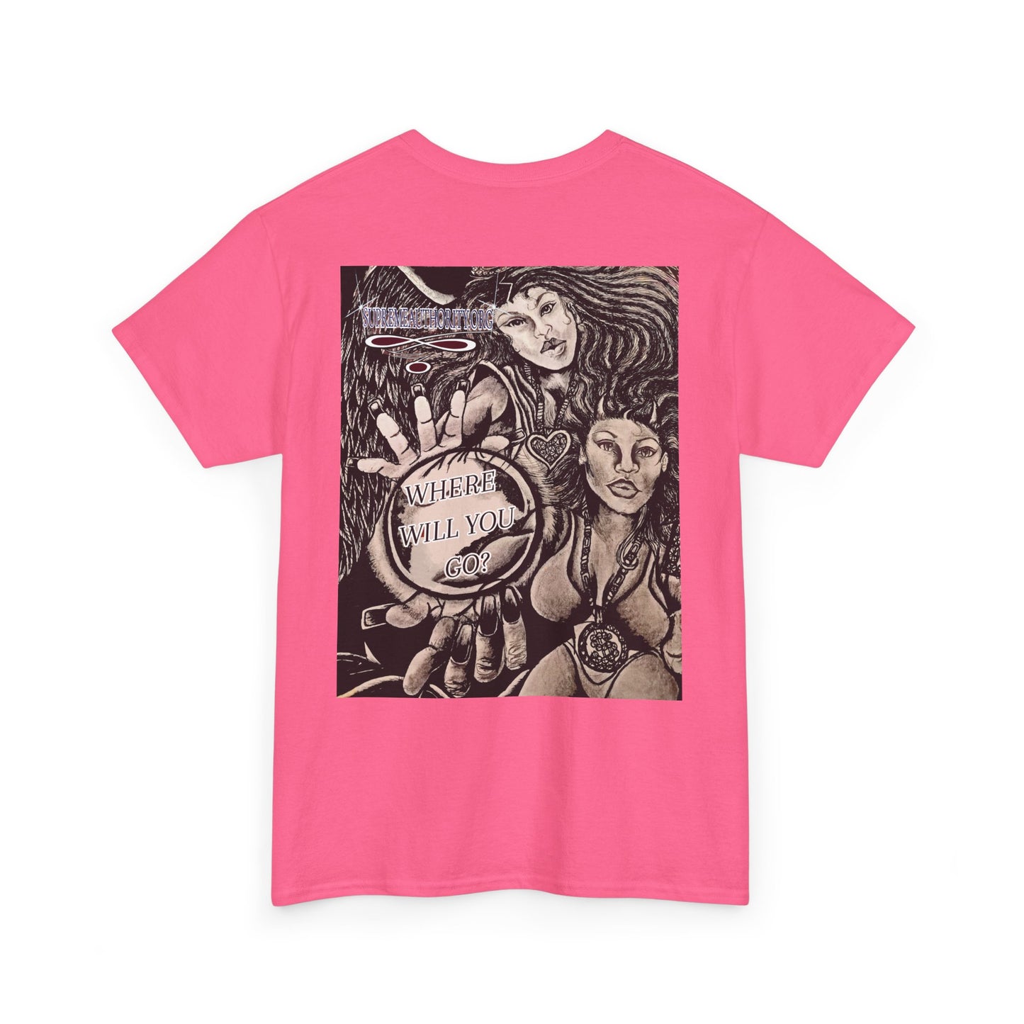 Supreme Authority " Where Will You Go? " Chic Artistic Tee: Fashion for Creatives, Streetwear Style, Unique Gift, Artist Merch, Casual Statement Shirt
