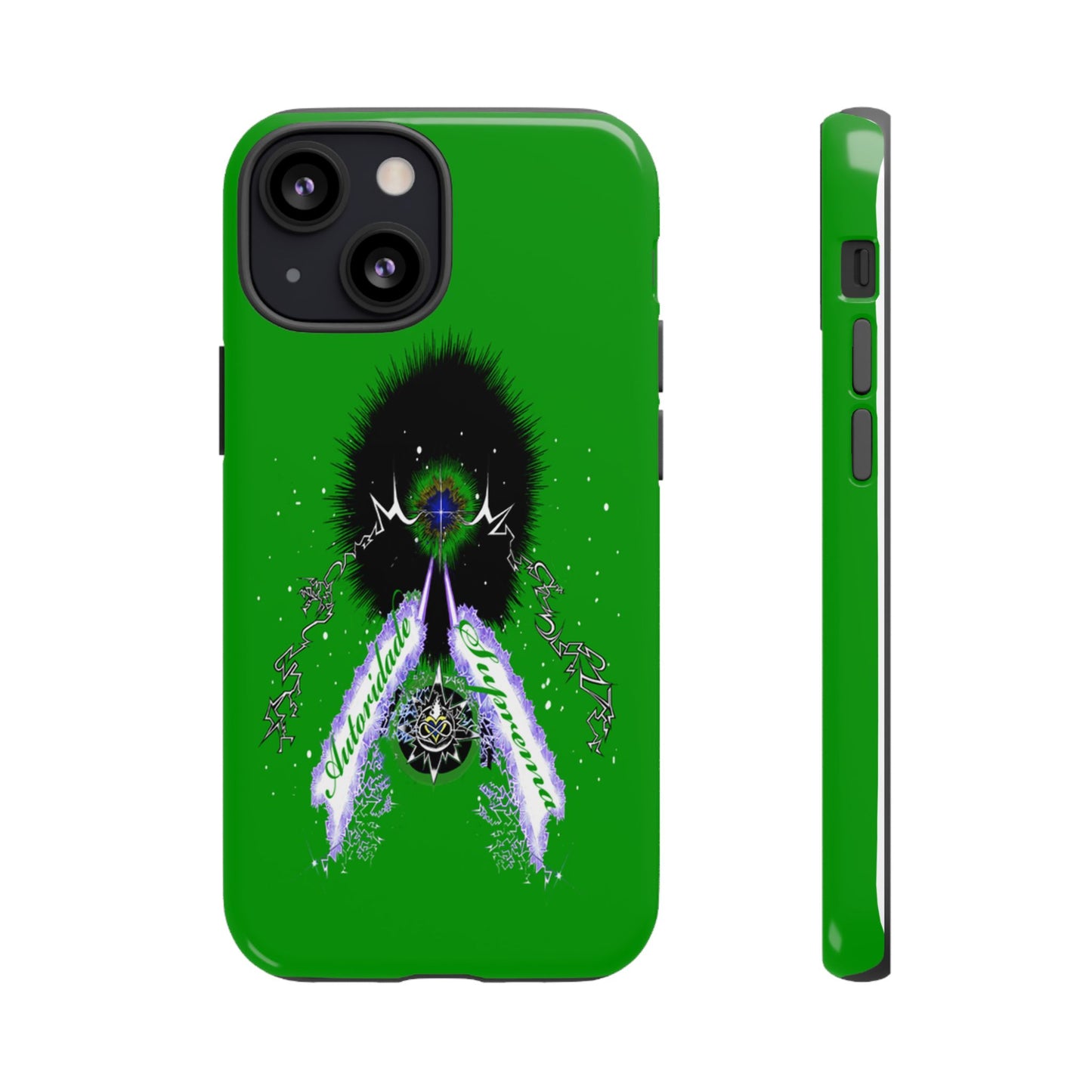 Autoridade Suprema -Portuguese -Green-Iphone only! Tough Cases