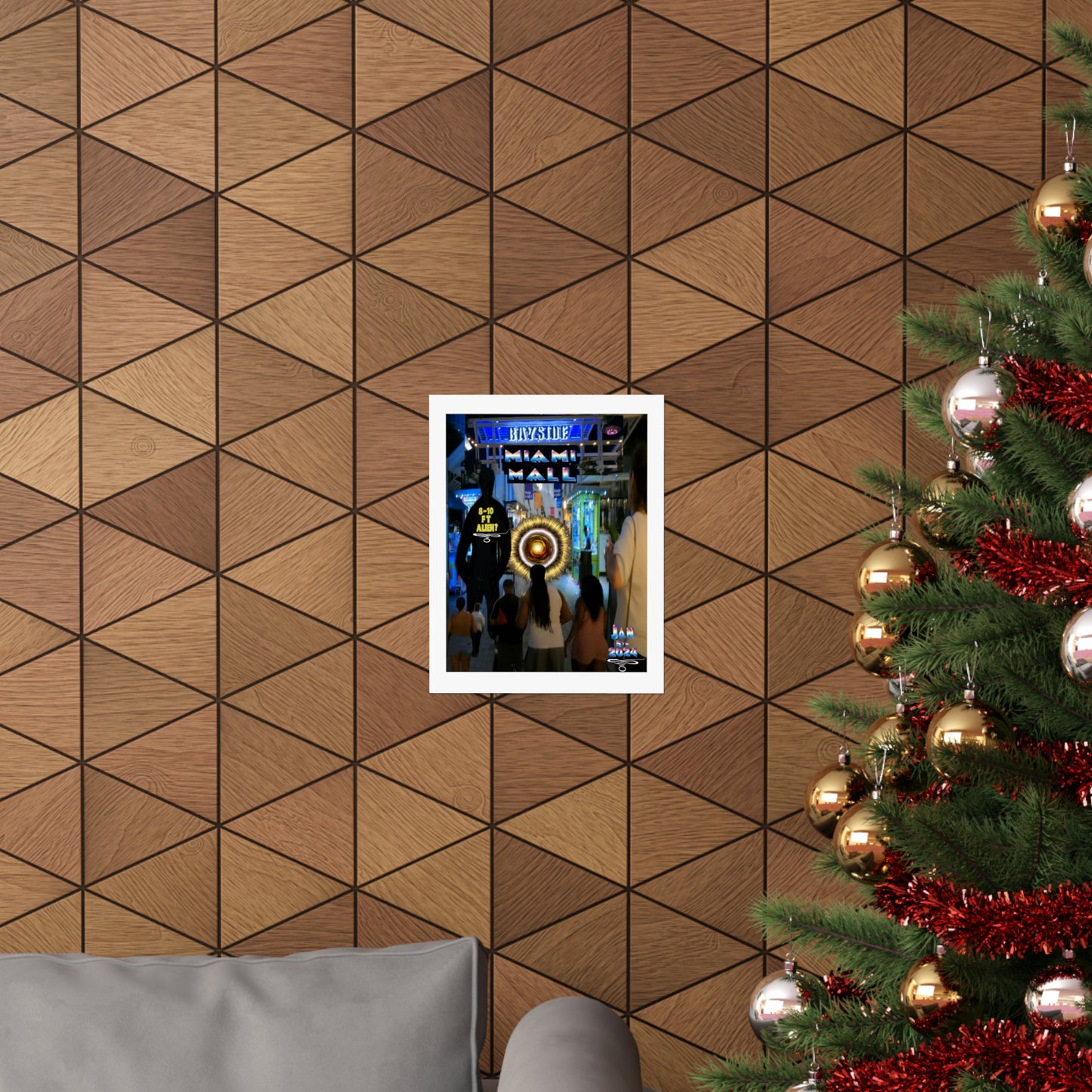 Copy of Miami Alien Mall 2 - Matte Vertical Posters