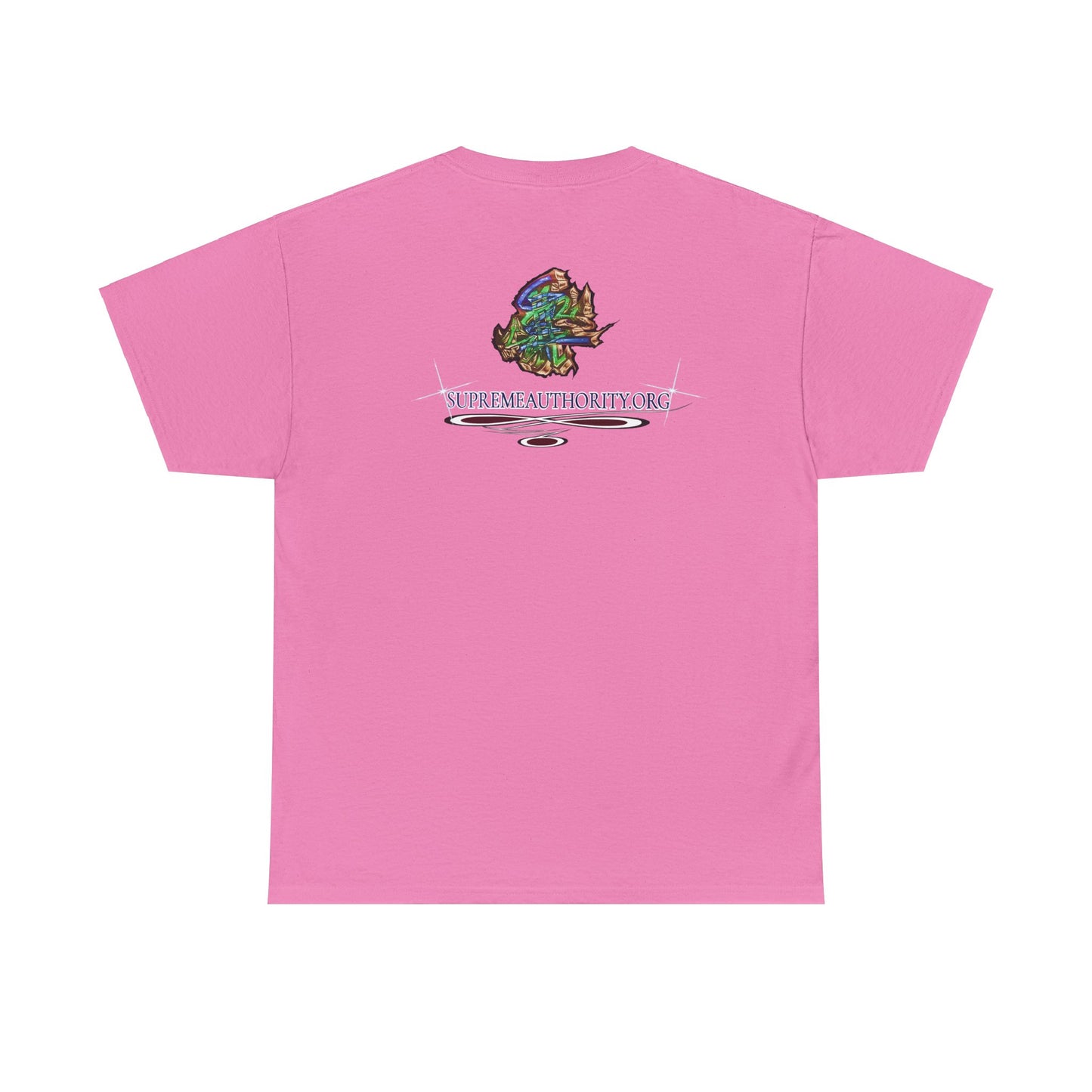 Stack-lanta Get Money graffiti Supreme Authority Unisex Heavy Cotton Tee