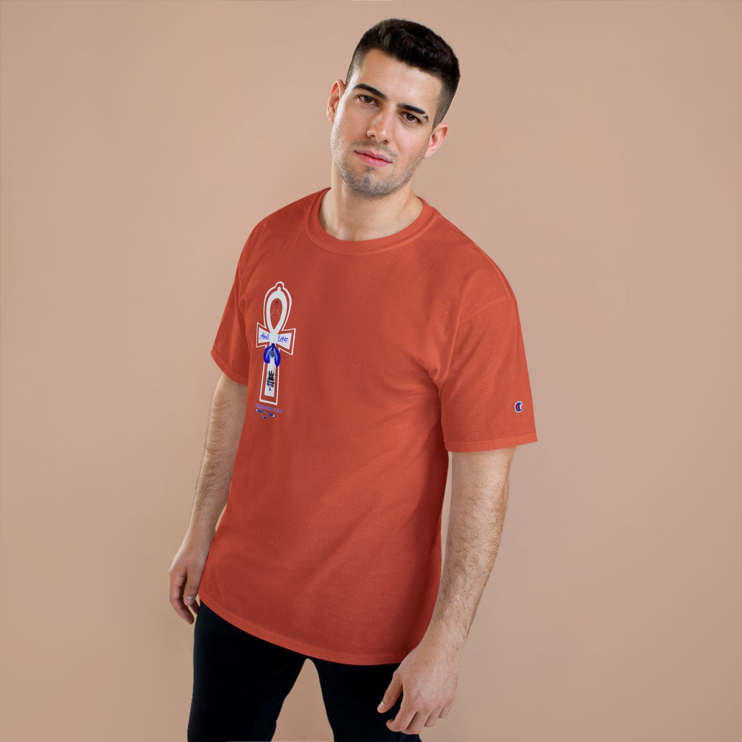 Ankh Life Queen goddess Supreme Authority -Champion T-Shirt