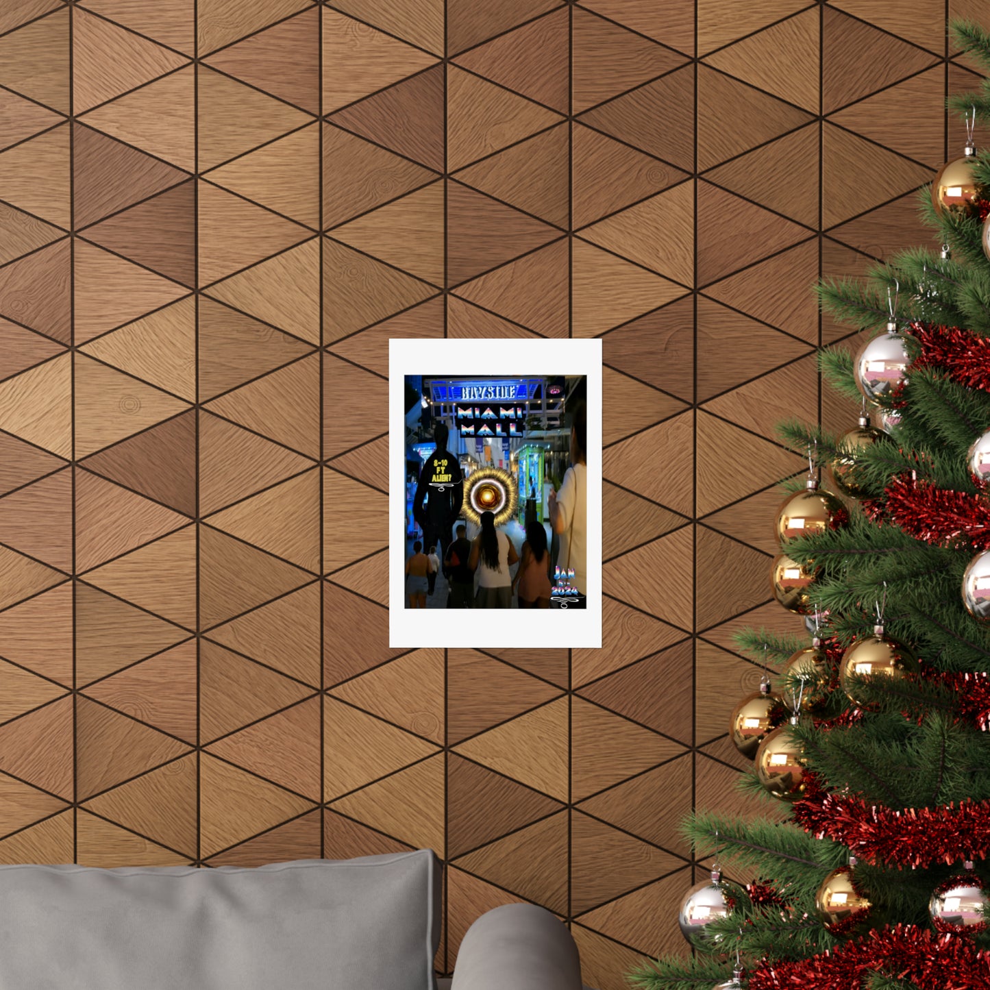 Copy of Miami Alien Mall 2 - Matte Vertical Posters