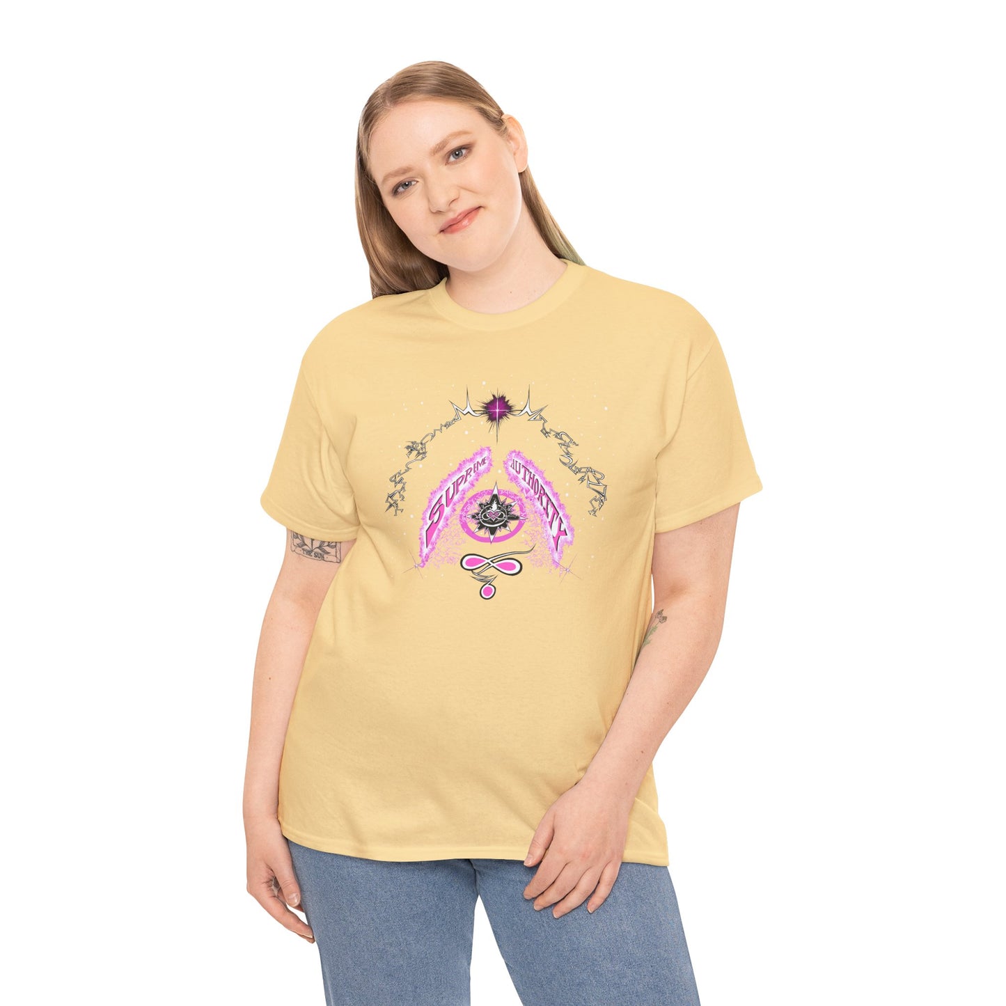 Copy of Supreme Authority pink! Unisex Heavy Cotton Tee