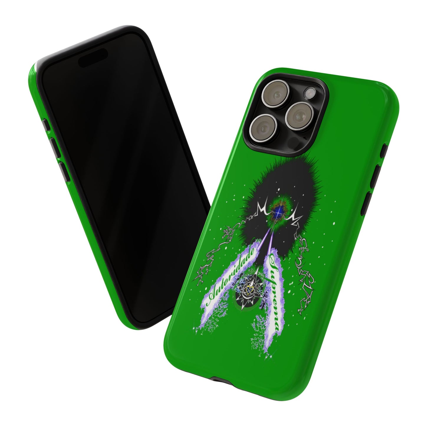 Autoridade Suprema -Portuguese -Green-Iphone only! Tough Cases