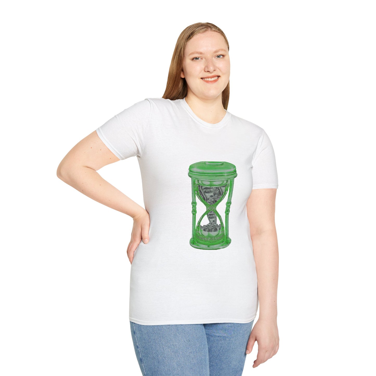 MY Time is MONEY Green - Unisex Softstyle T-Shirt
