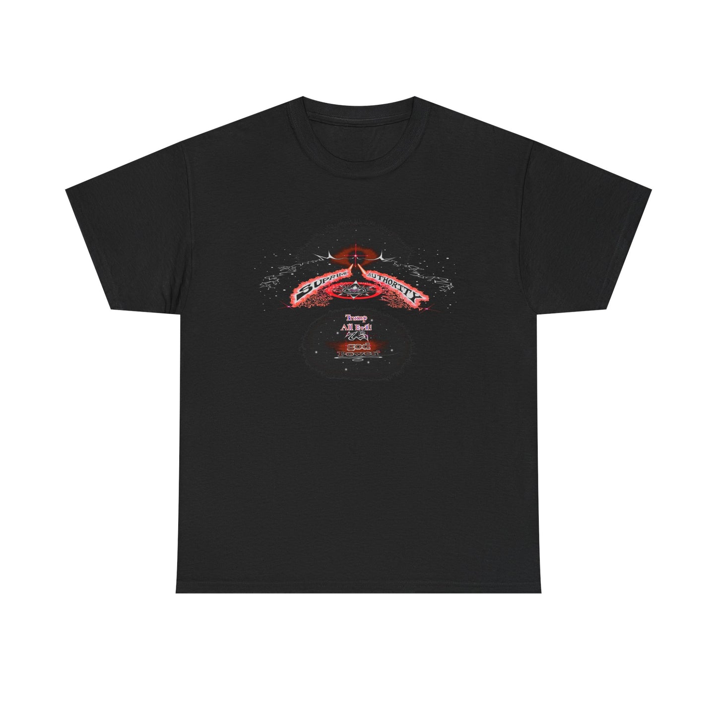 Supreme Authority Trump All Evil -Unisex Heavy Cotton Tee