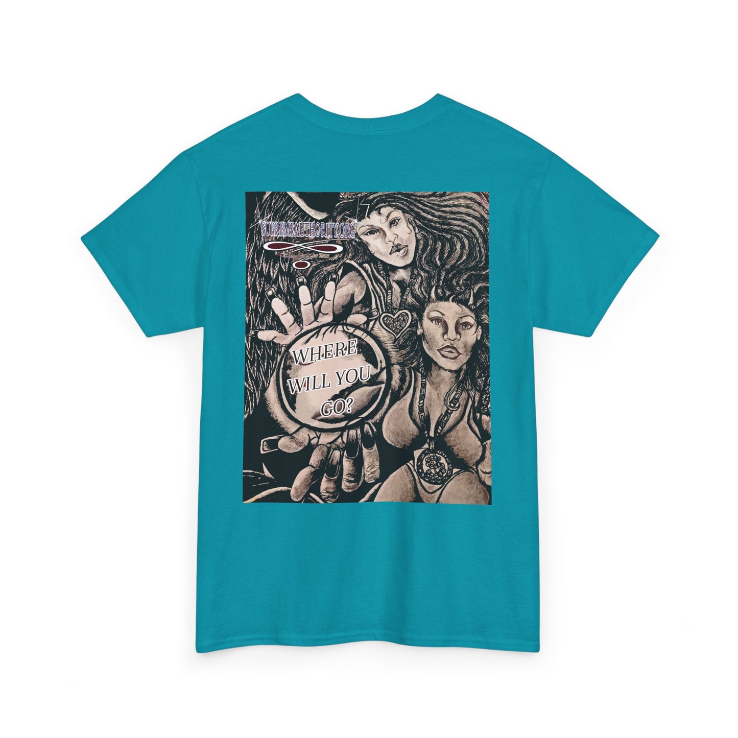 Supreme Authority " Where Will You Go? " Chic Artistic Tee: Fashion for Creatives, Streetwear Style, Unique Gift, Artist Merch, Casual Statement Shirt