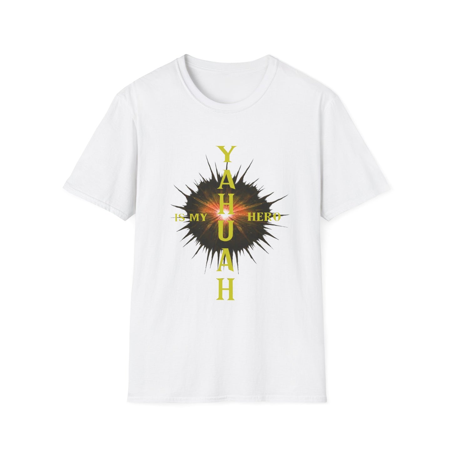 YAHUAH Is my HERO - Unisex Softstyle T-Shirt