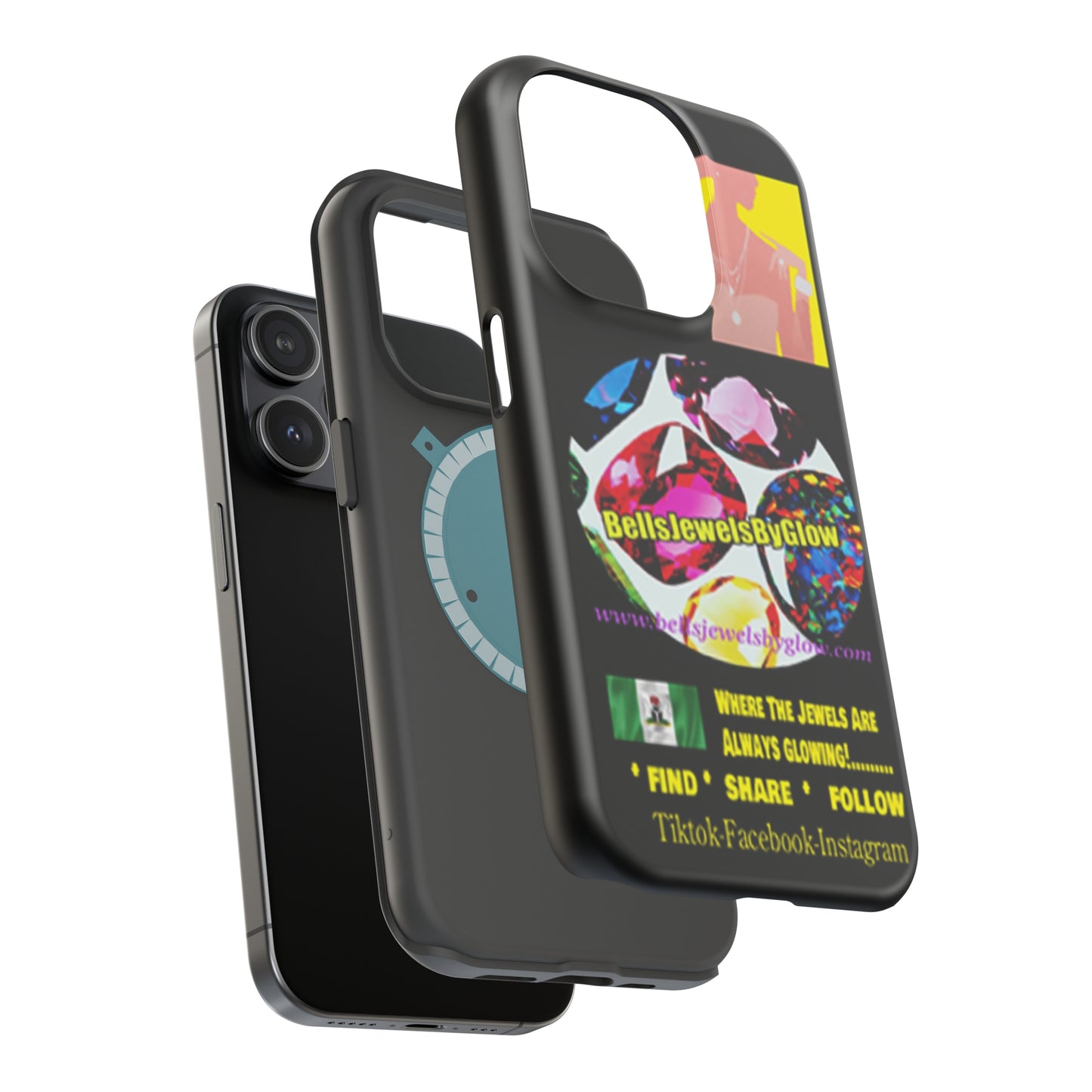 Jewels by Glow Iphone only! MagSafe Tough Cases