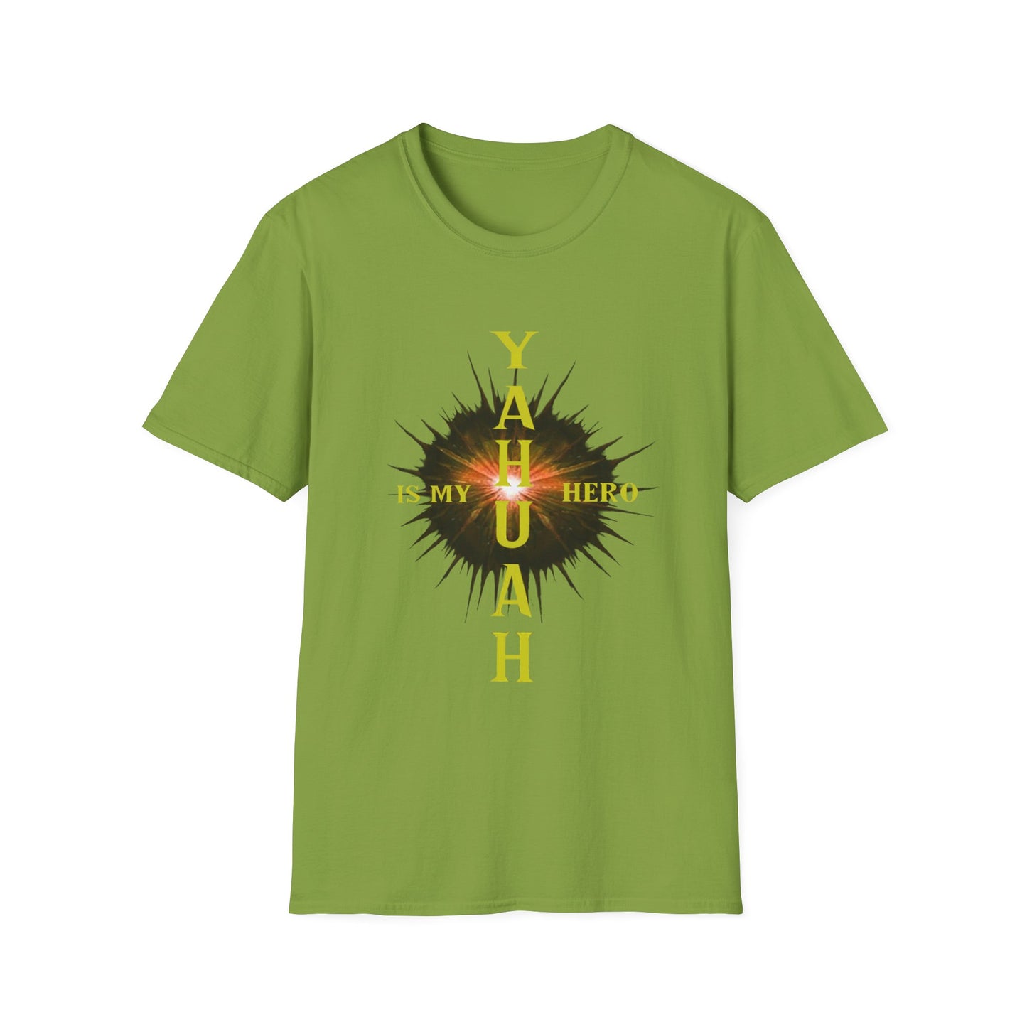 YAHUAH Is my HERO - Unisex Softstyle T-Shirt