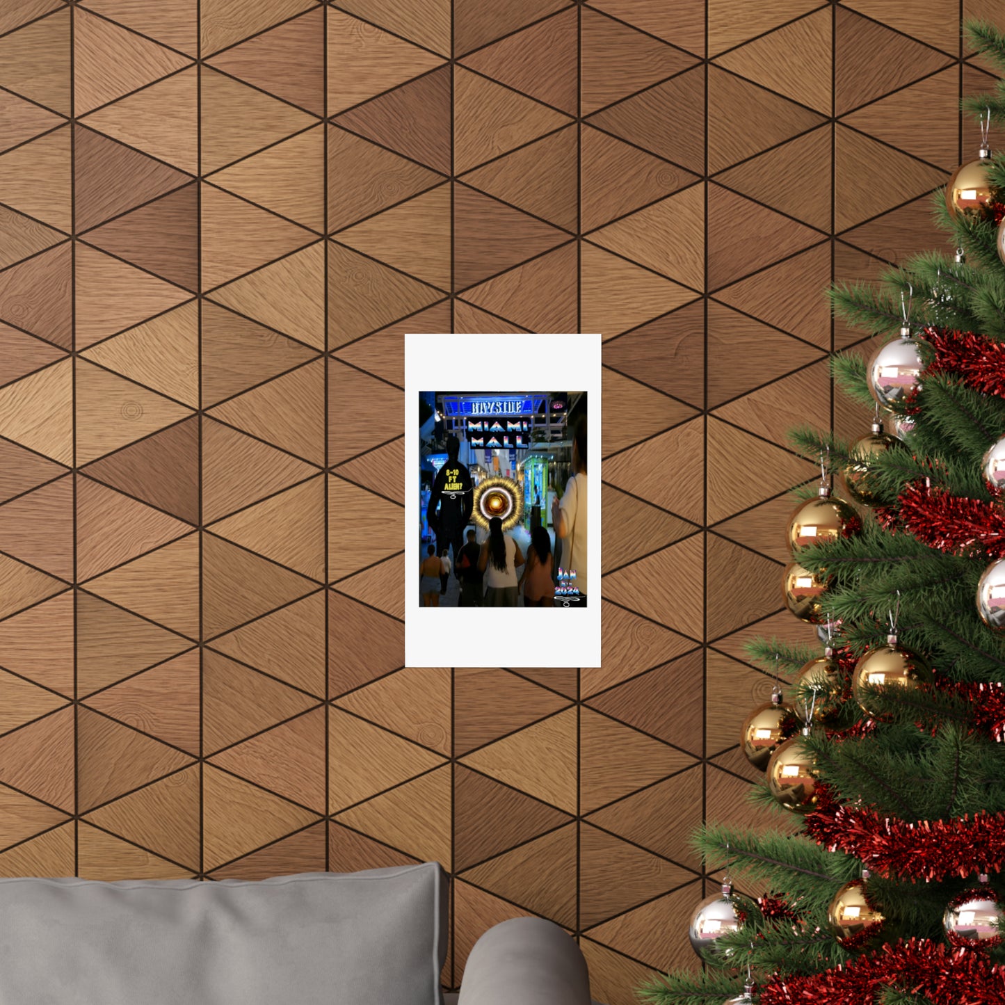 Copy of Miami Alien Mall 2 - Matte Vertical Posters