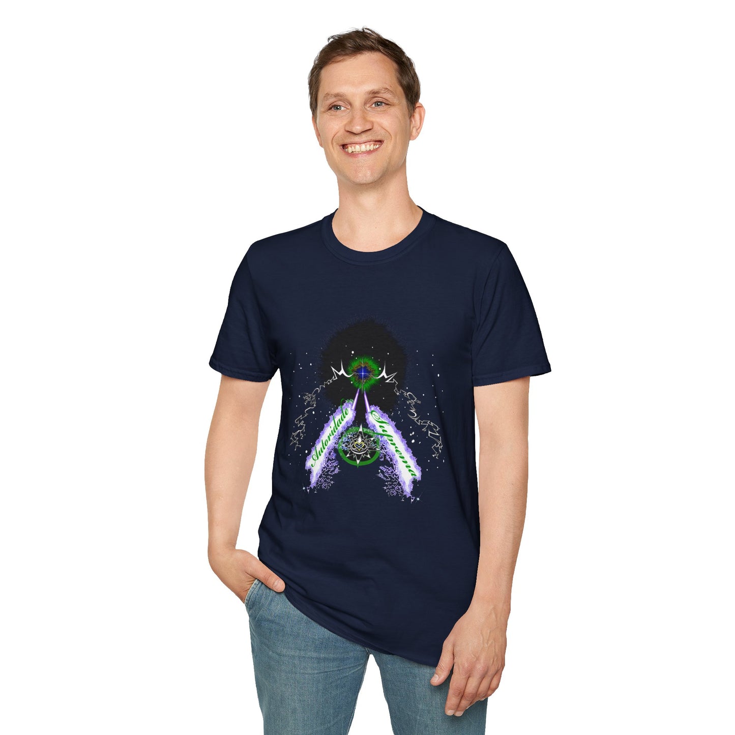Autoridade Suprema- Portuguese - Unisex Softstyle T-Shirt