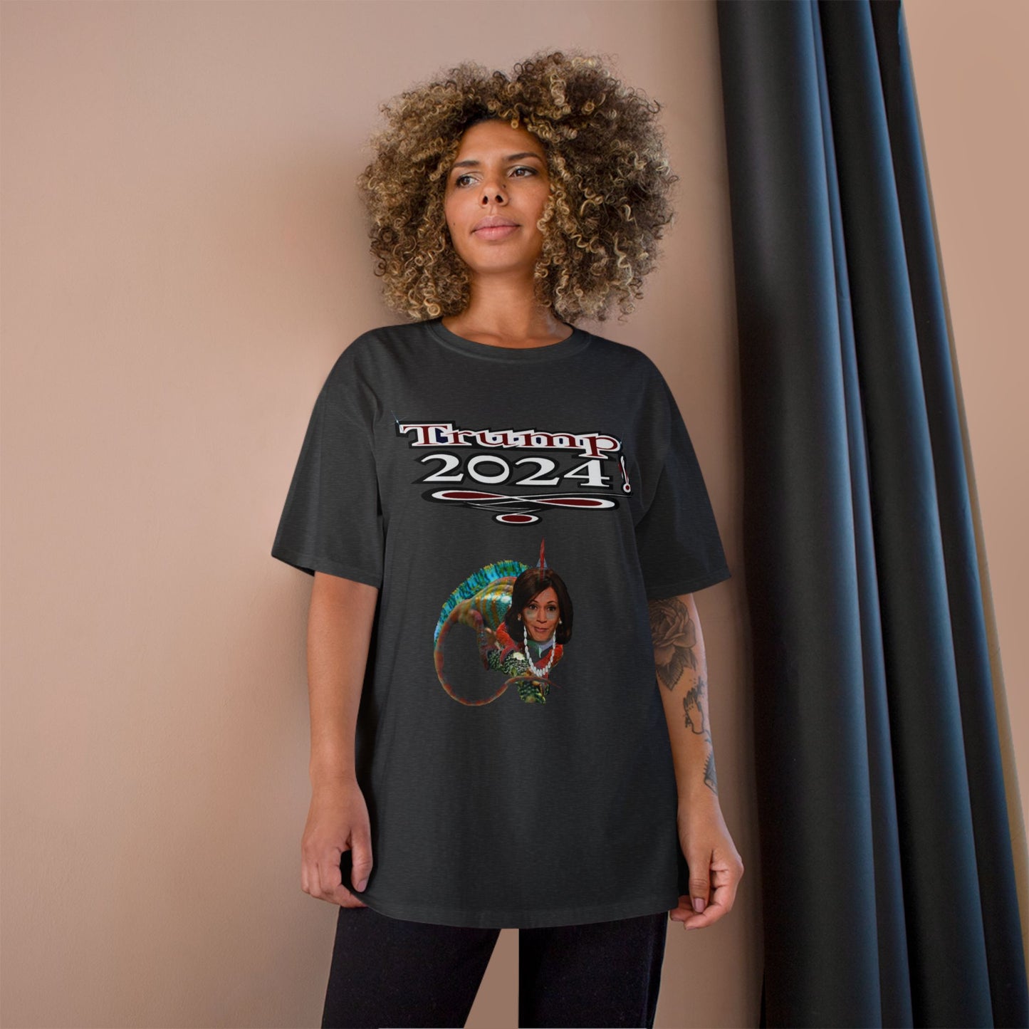 Trump Kamala Chameleon - Champion T-Shirt