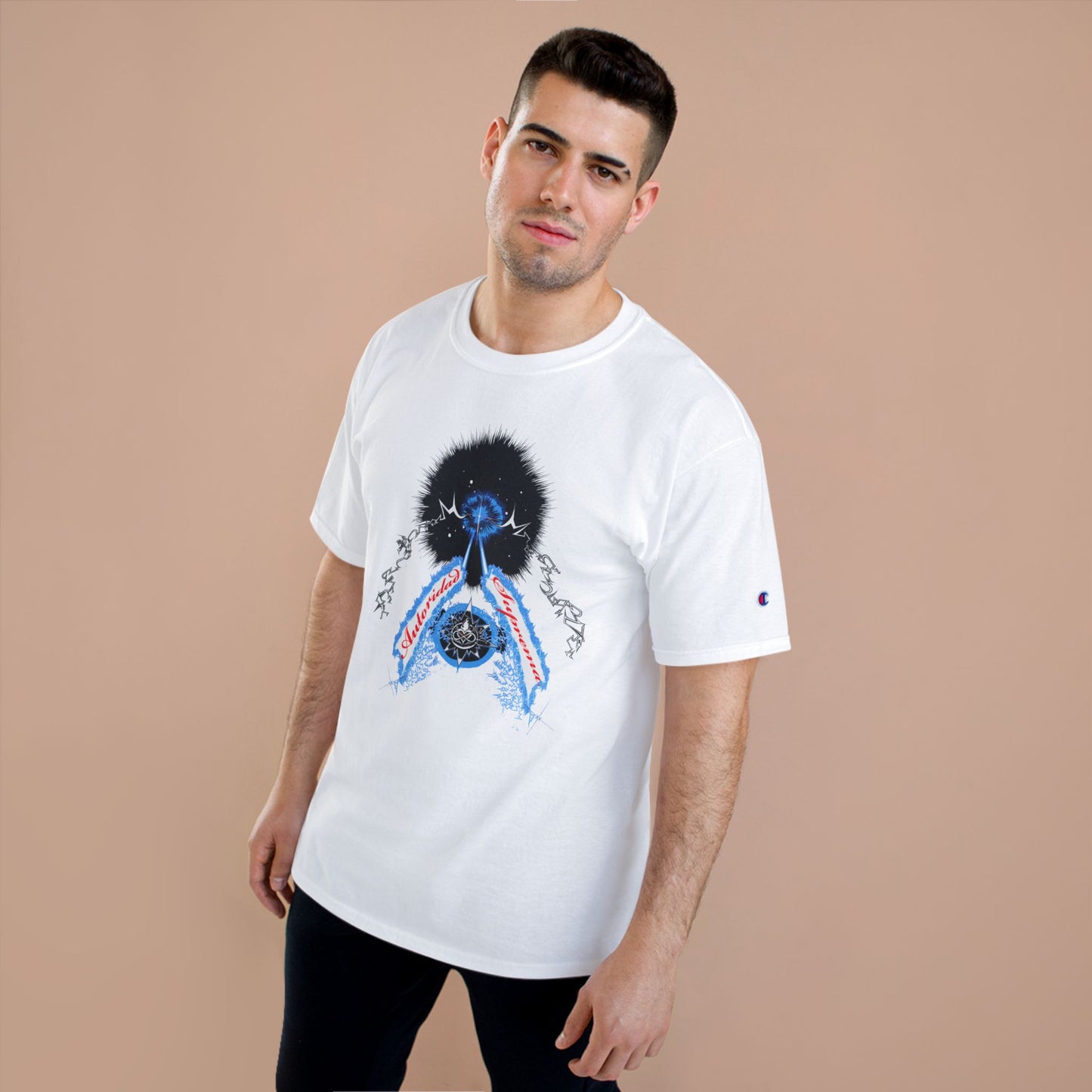 Autoridad Suprema Philipians 4:13 Champion T-Shirt