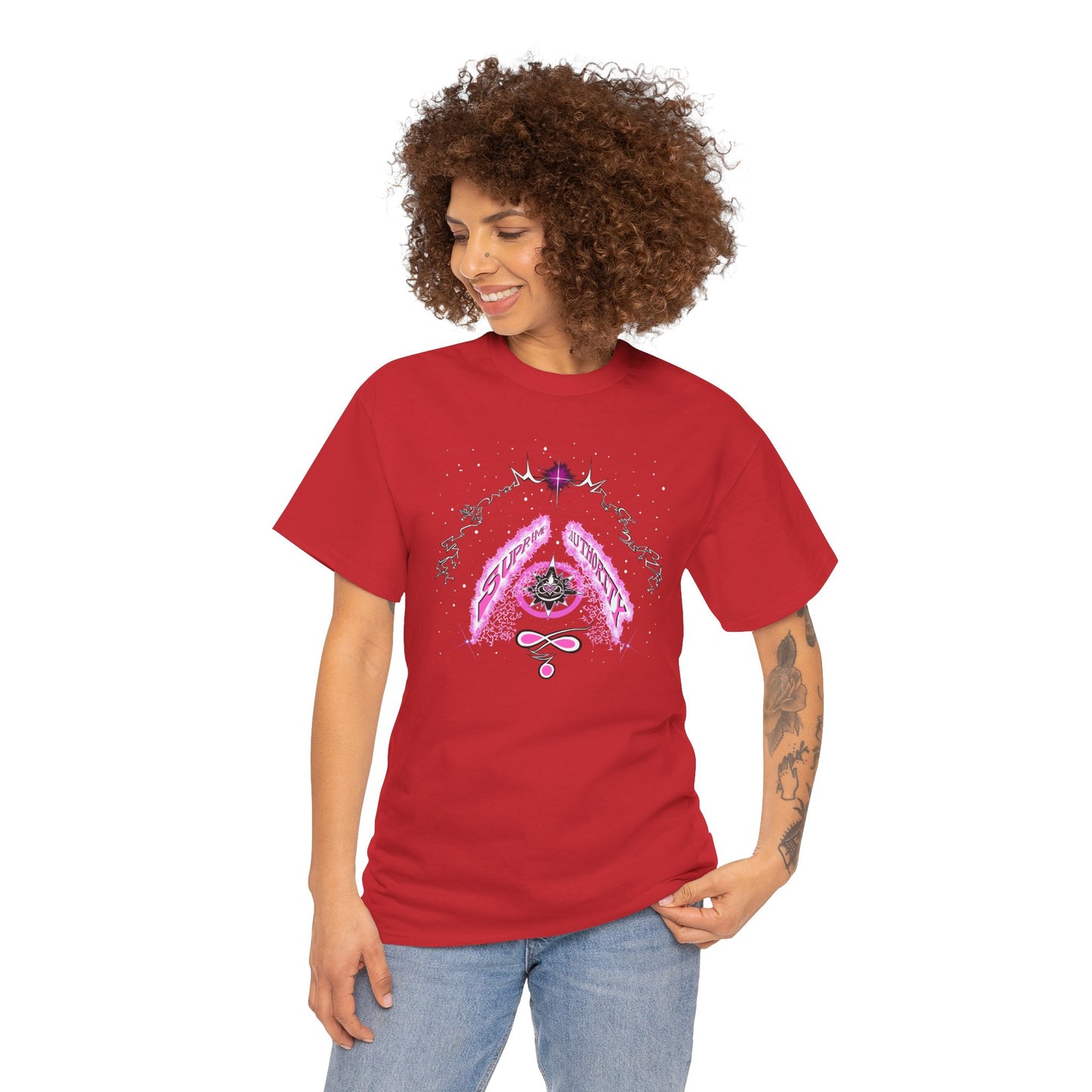 Copy of Supreme Authority pink! Unisex Heavy Cotton Tee