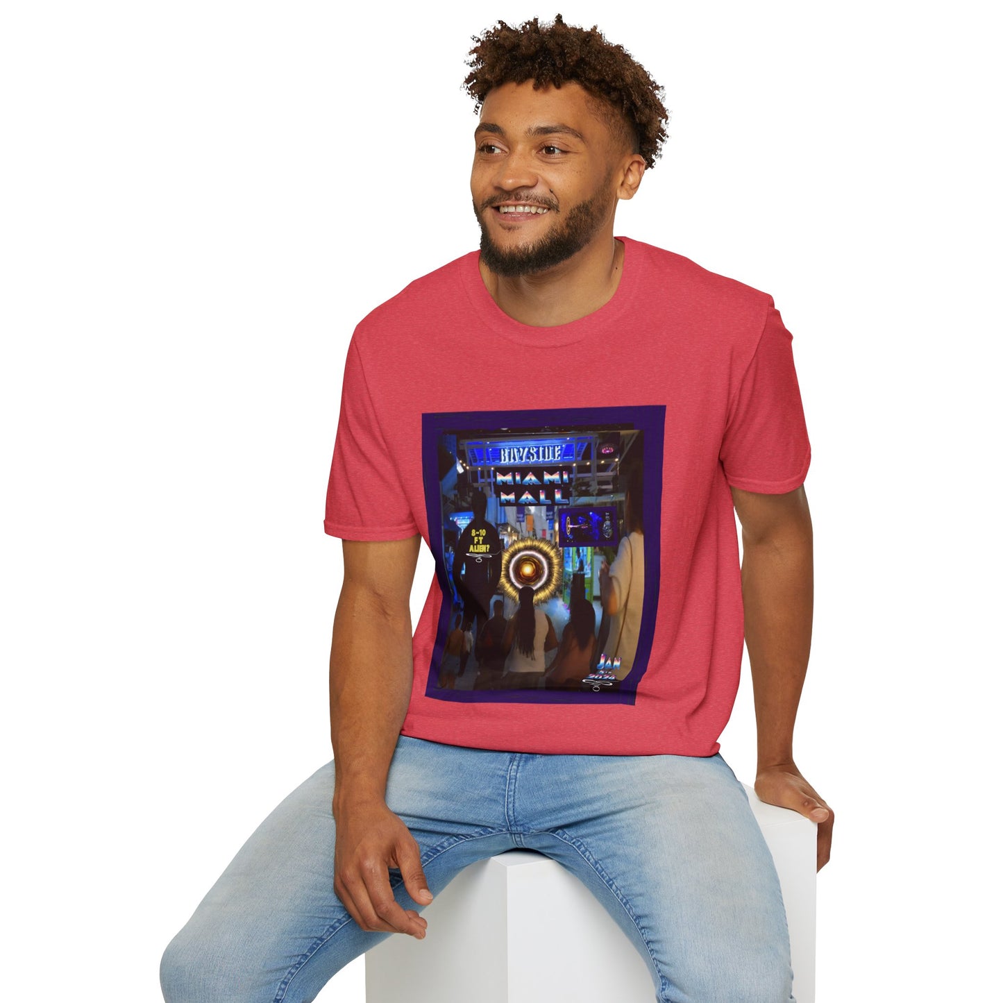 Miami Alien Mall 2 - Unisex Softstyle T-Shirt