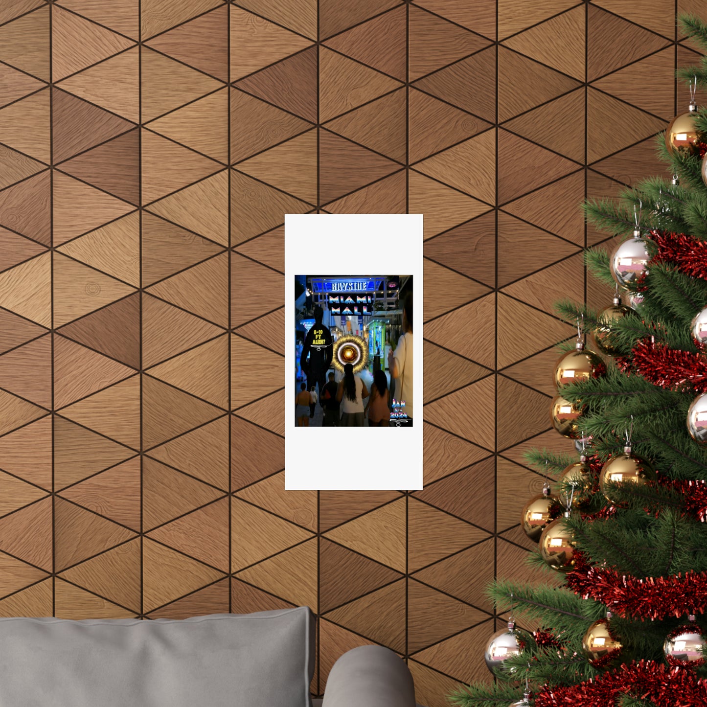 Miami Alien Mall 2 - Matte Vertical Posters