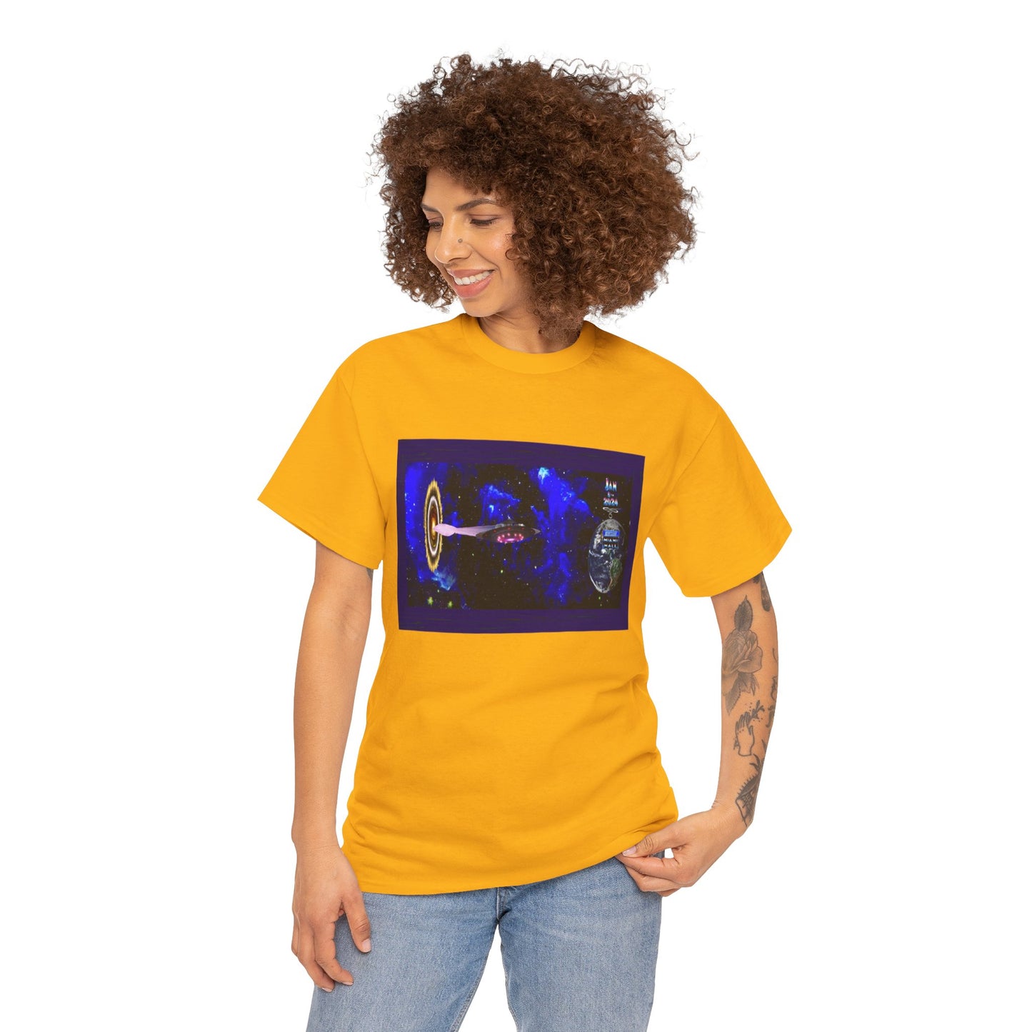 Miami Alien Mall 1 - Unisex Heavy Cotton Tee
