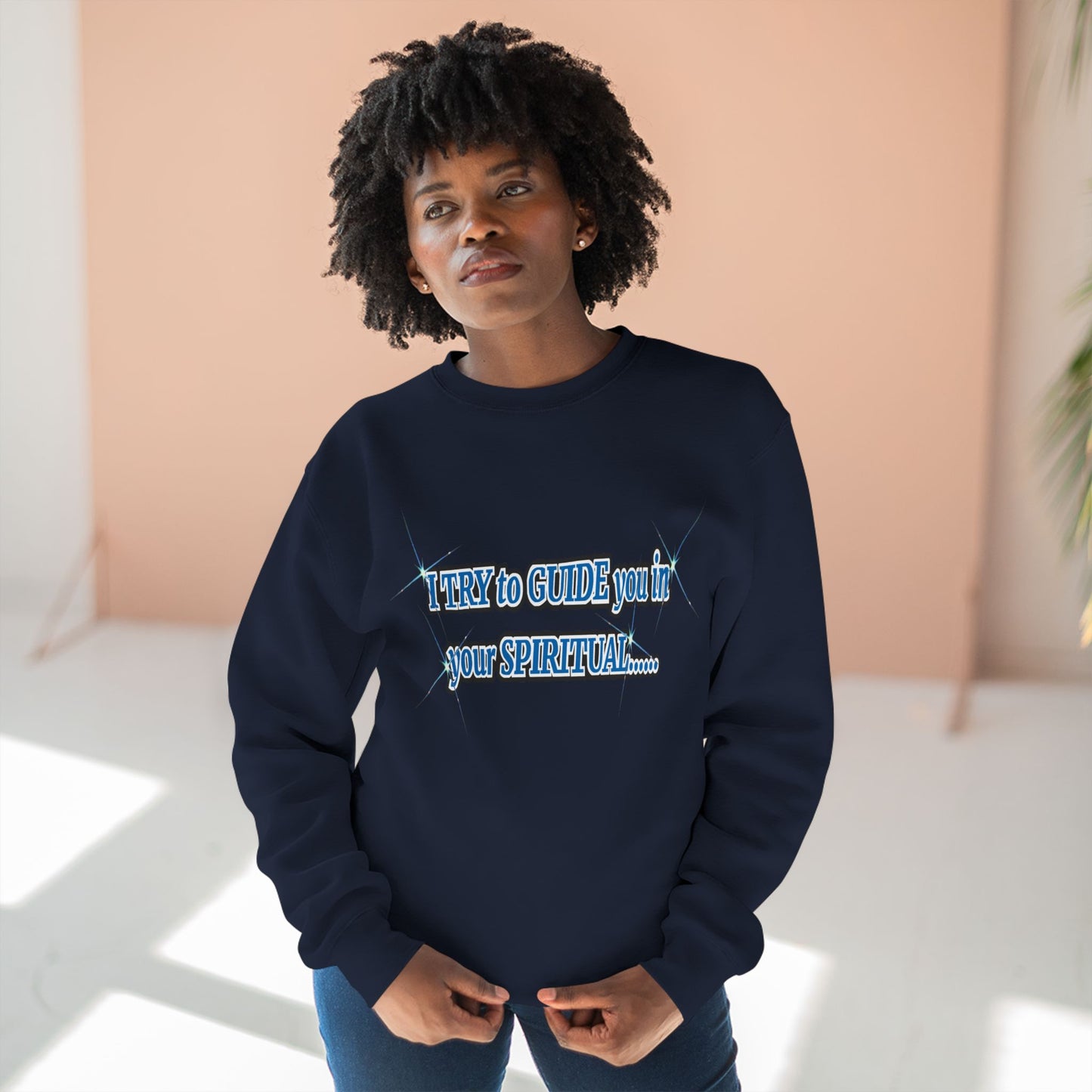 spiritual miracle - Unisex Crewneck Sweatshirt