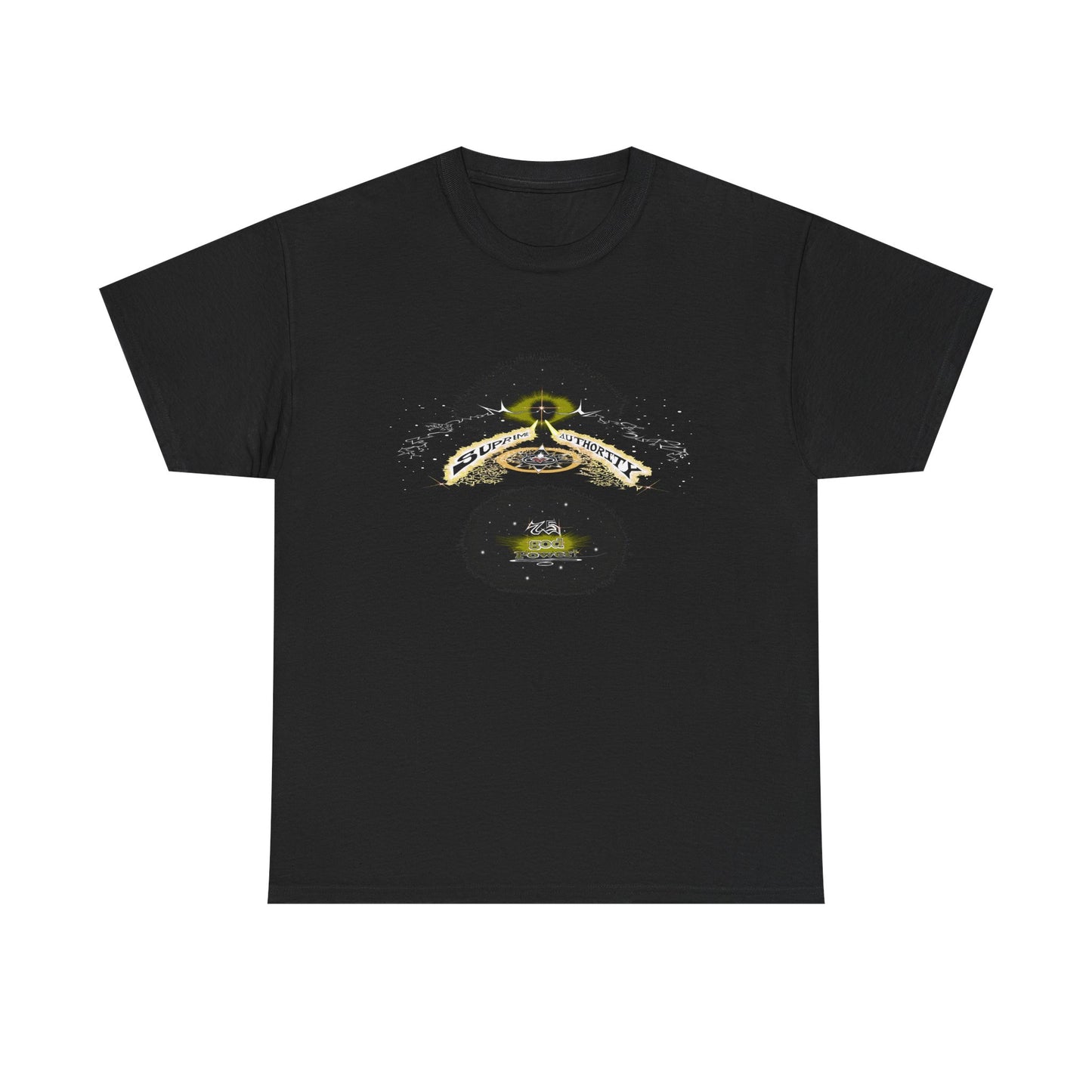 Copy of Supreme Authority god Power Gold -Unisex Heavy Cotton Tee