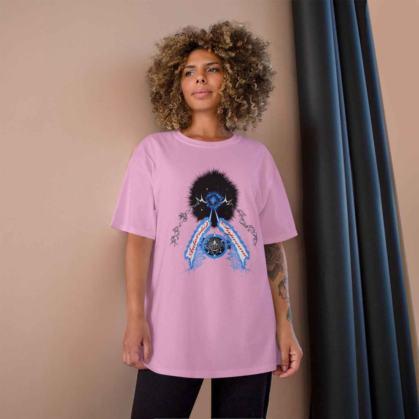 Autoridad Suprema Philipians 4:13 Champion T-Shirt