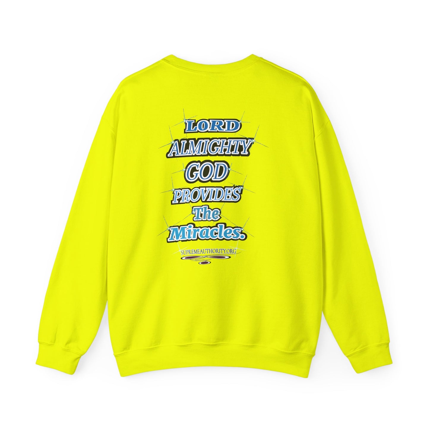 Spiritual Miracle for Pastors Supreme Authority - Unisex Heavy Blend™ Crewneck Sweatshirt