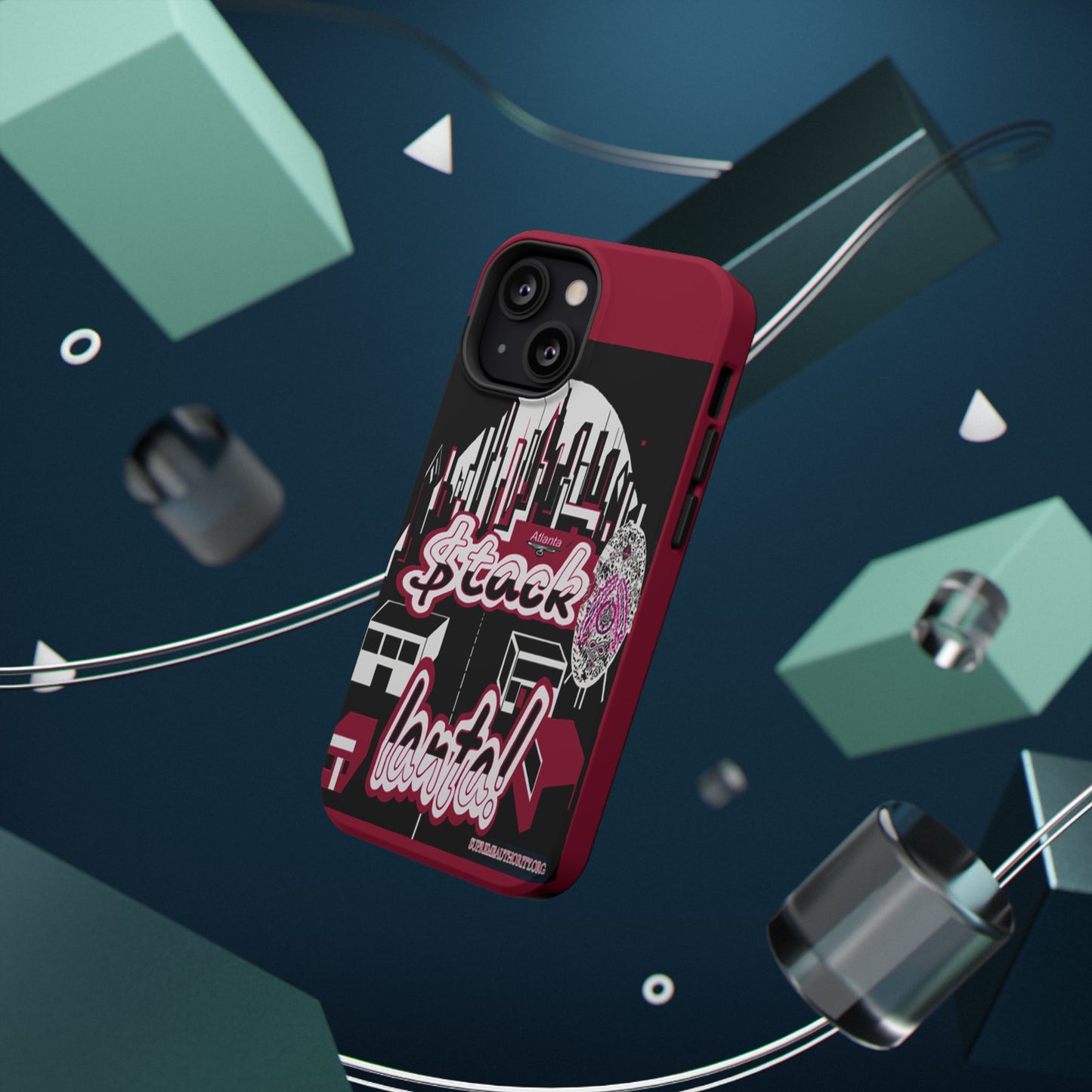 Stack-lanta 2!Remix Red Supreme Authority Iphone ONLY -Impact-Resistant Cases