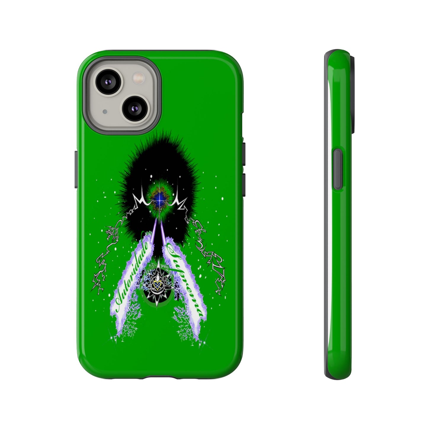 Autoridade Suprema -Portuguese -Green-Iphone only! Tough Cases