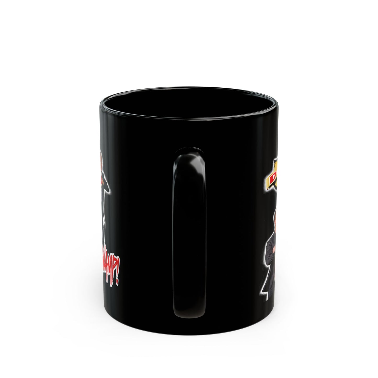 Trump, Elon, DOGE-Drain The Swamp - Black Mug (11oz, 15oz)