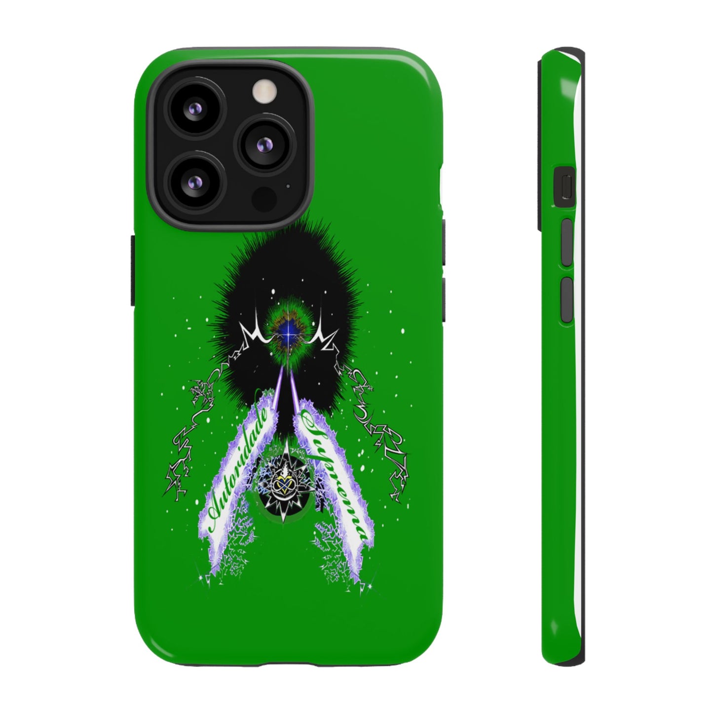 Autoridade Suprema -Portuguese -Green-Iphone only! Tough Cases