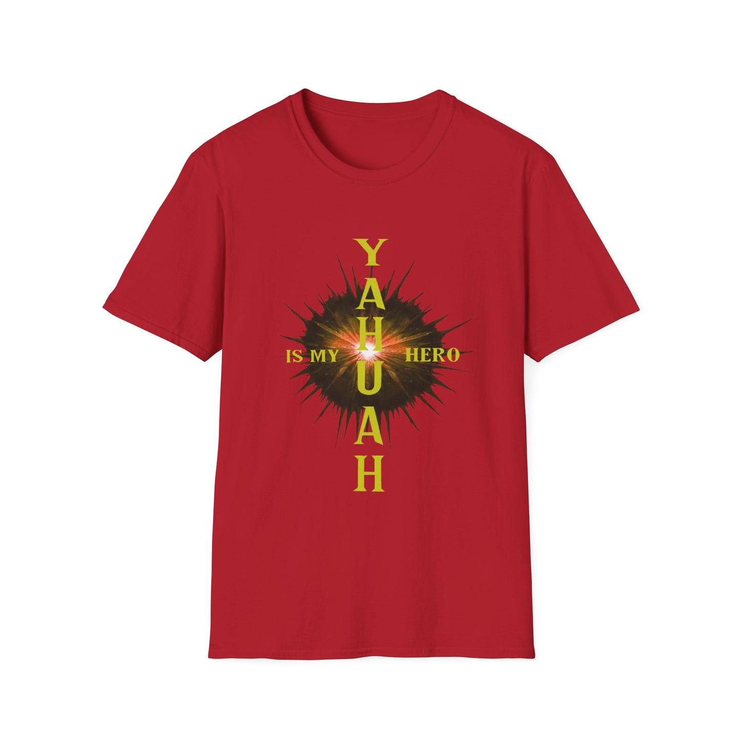 YAHUAH Is my HERO - Unisex Softstyle T-Shirt