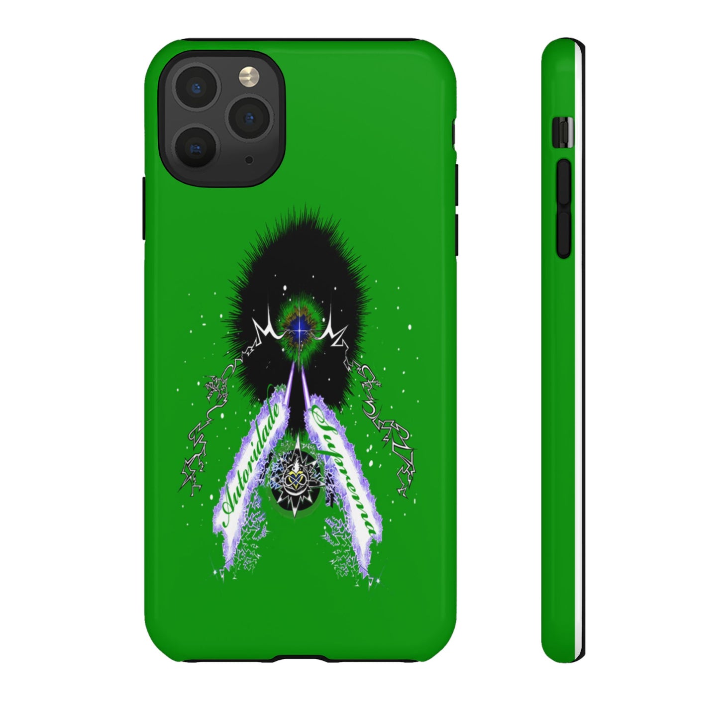 Autoridade Suprema -Portuguese -Green-Iphone only! Tough Cases