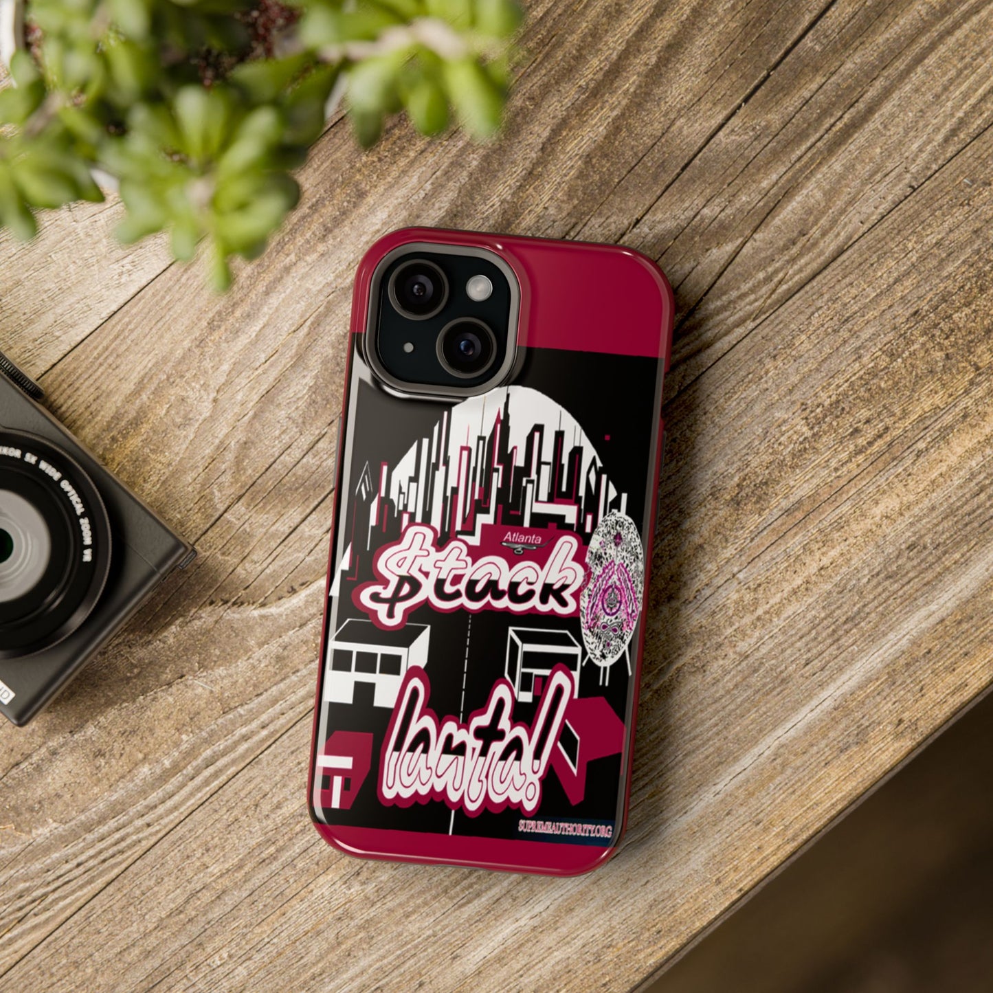 Stack-lanta 2!Remix Red Supreme Authority Iphone ONLY -Impact-Resistant Cases