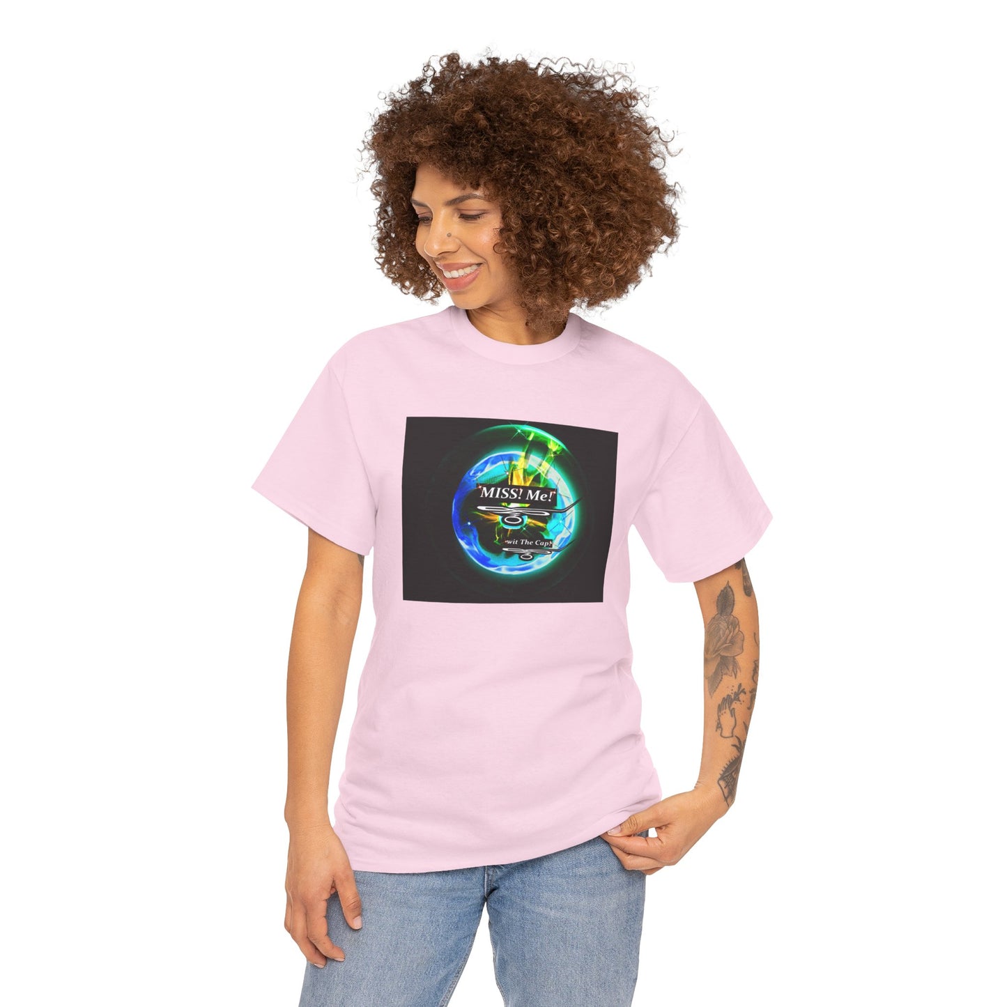 Miss Me! wit The Cap! -Unisex Heavy Cotton Tee