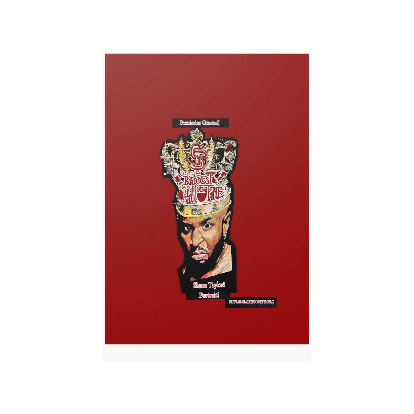 Shane Taylor Permission Granted! -Satin Posters (210gsm)