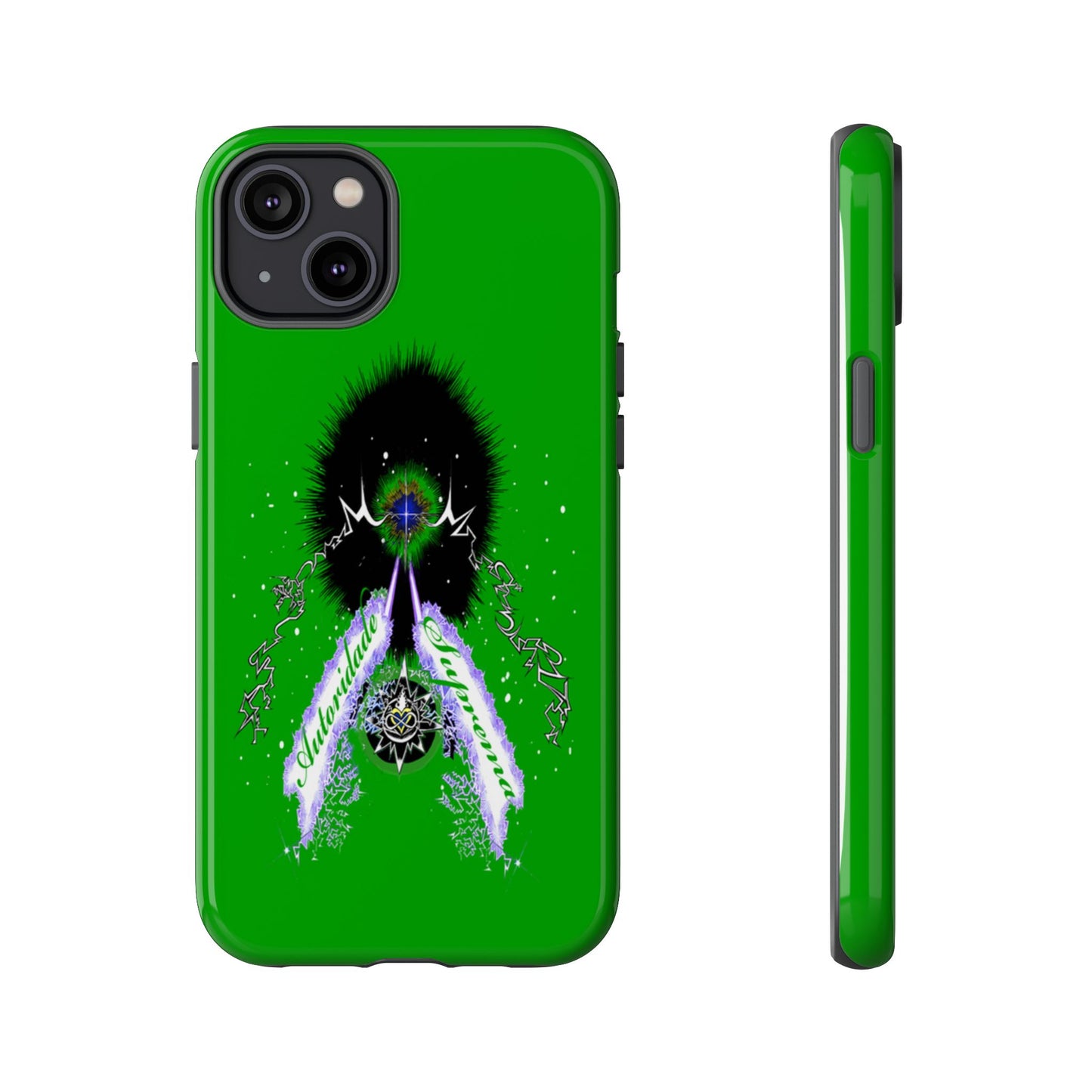 Autoridade Suprema -Portuguese -Green-Iphone only! Tough Cases