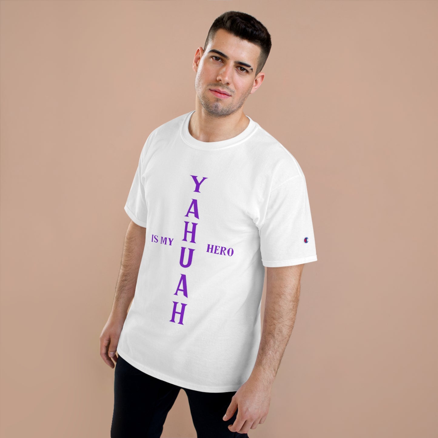 YAHUAH HERO -Lady J, custom - Champion T-Shirt
