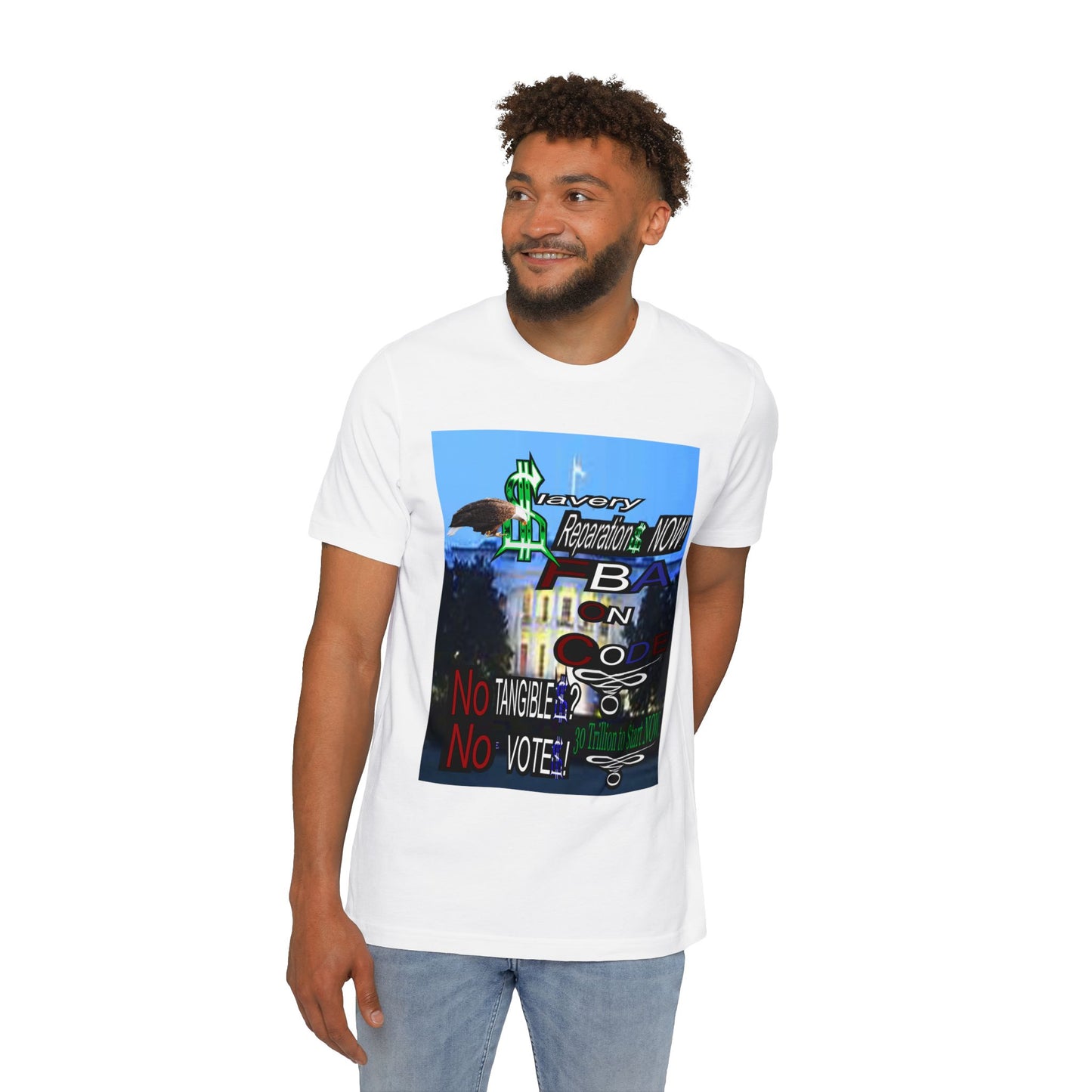 FBA Reparations now! -USA-Made Unisex Short-Sleeve Jersey T-Shirt