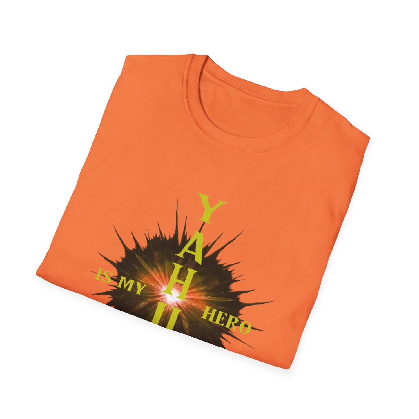 YAHUAH Is my HERO - Unisex Softstyle T-Shirt