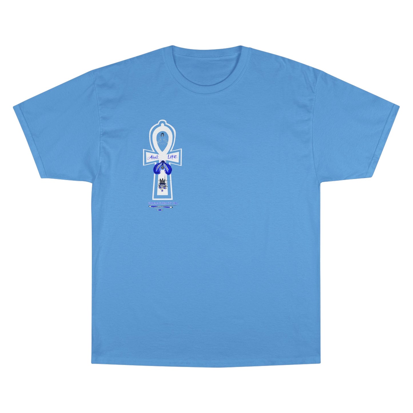 Ankh Life Queen goddess Supreme Authority -Champion T-Shirt