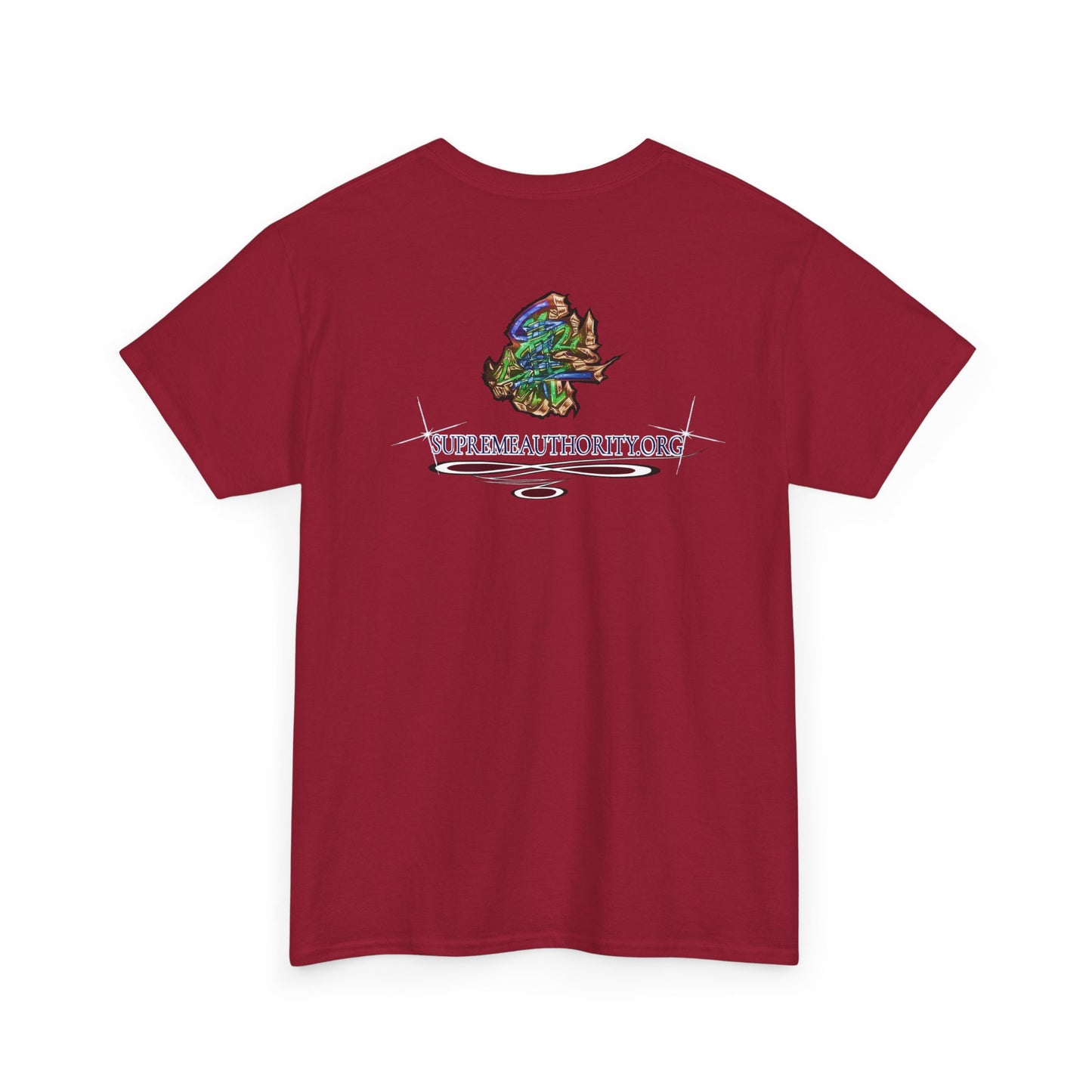 Stack-lanta Get Money graffiti Supreme Authority Unisex Heavy Cotton Tee